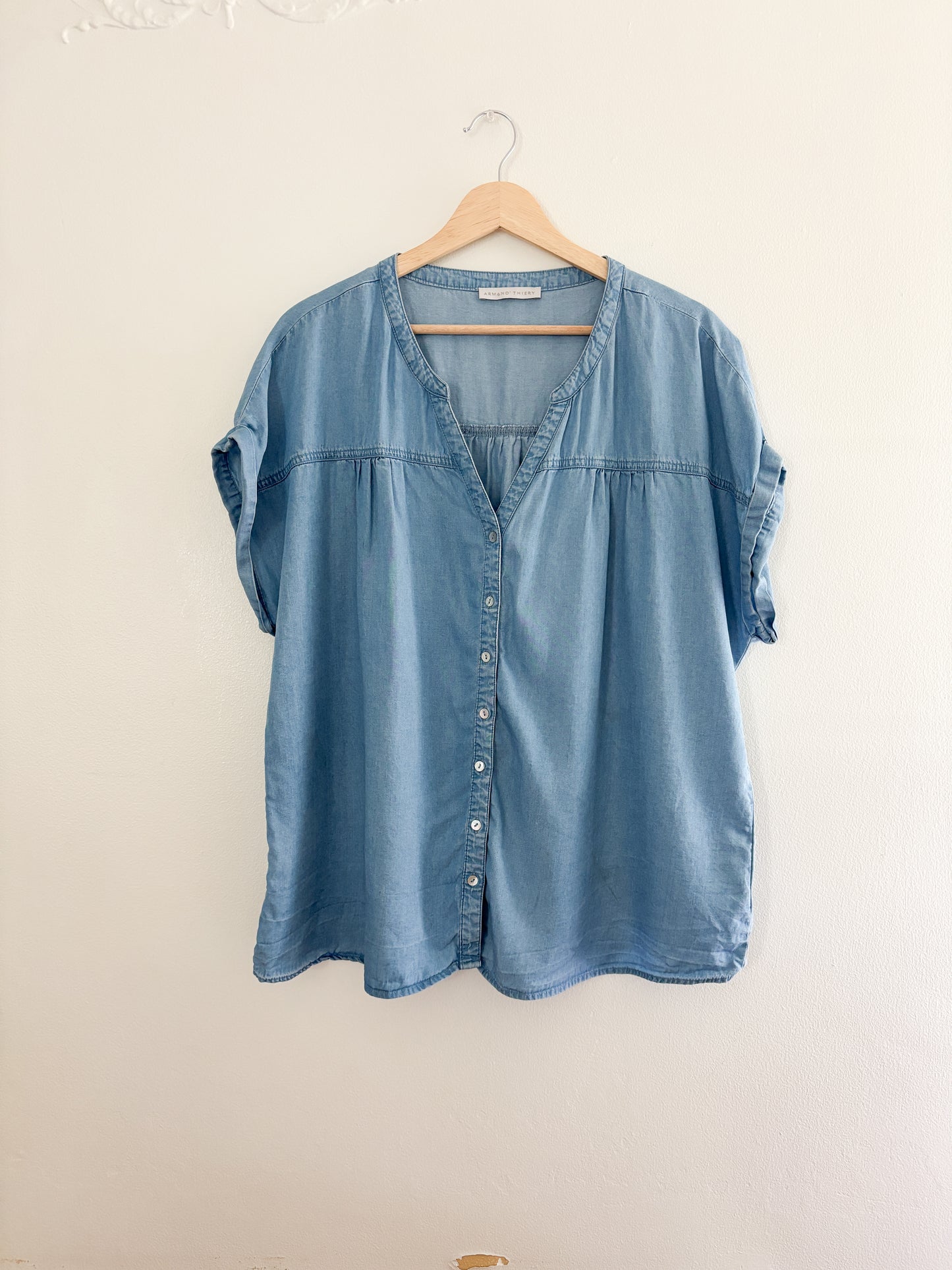 Armand Thiery Chambray Blouse