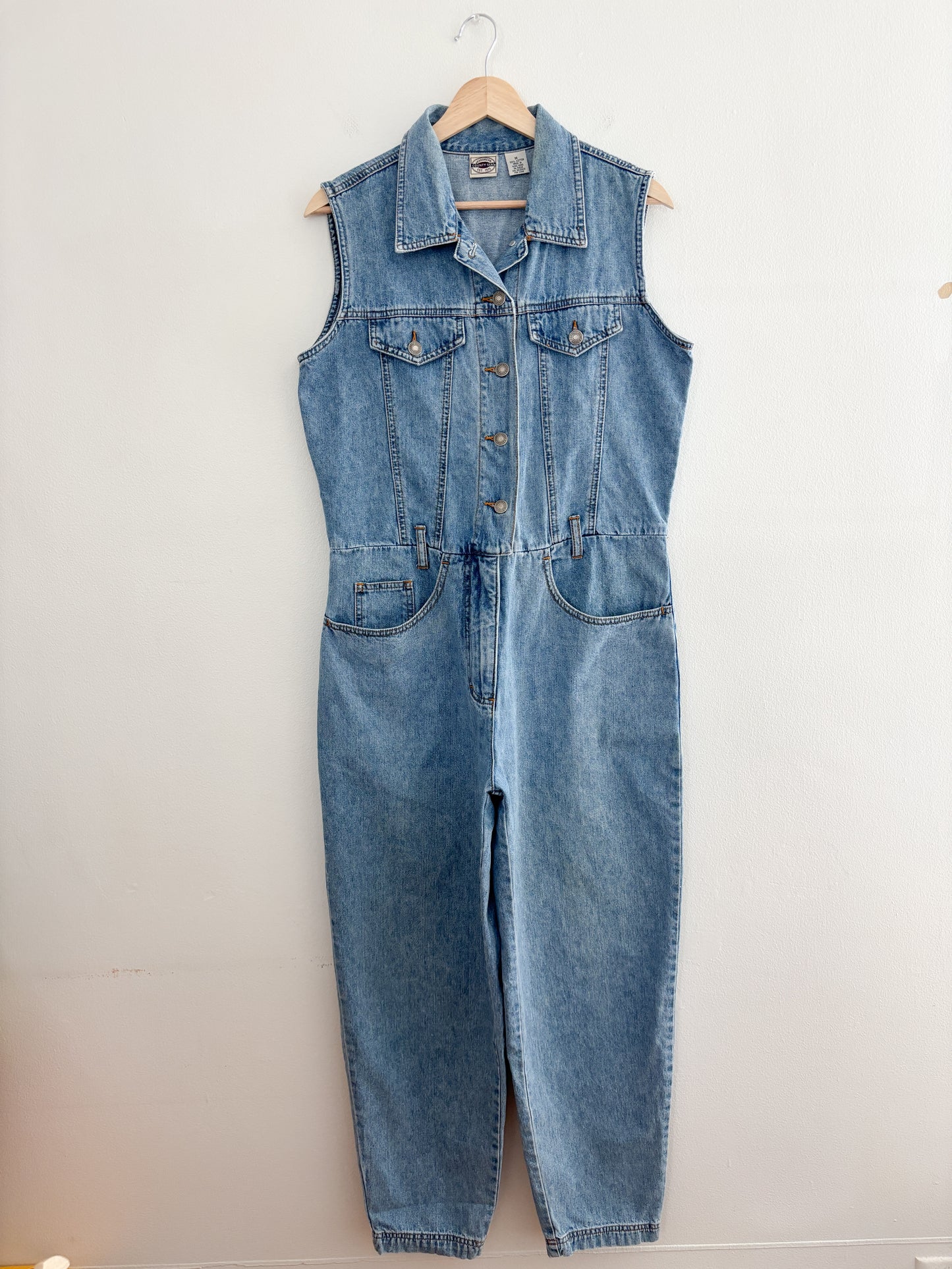 Vintage Denim Jumpsuit (M)