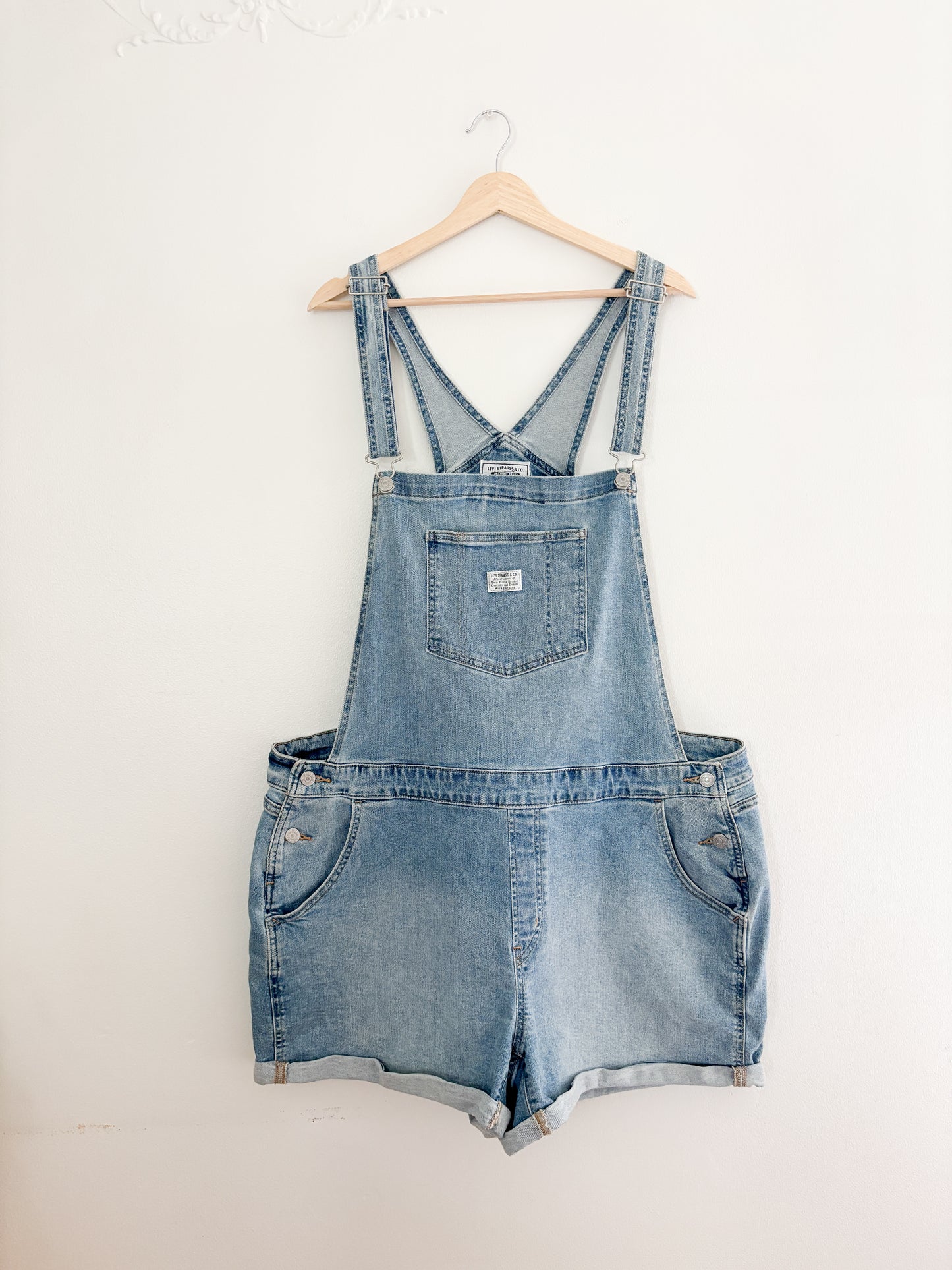 NWT Levis Denim Overalls (24W)