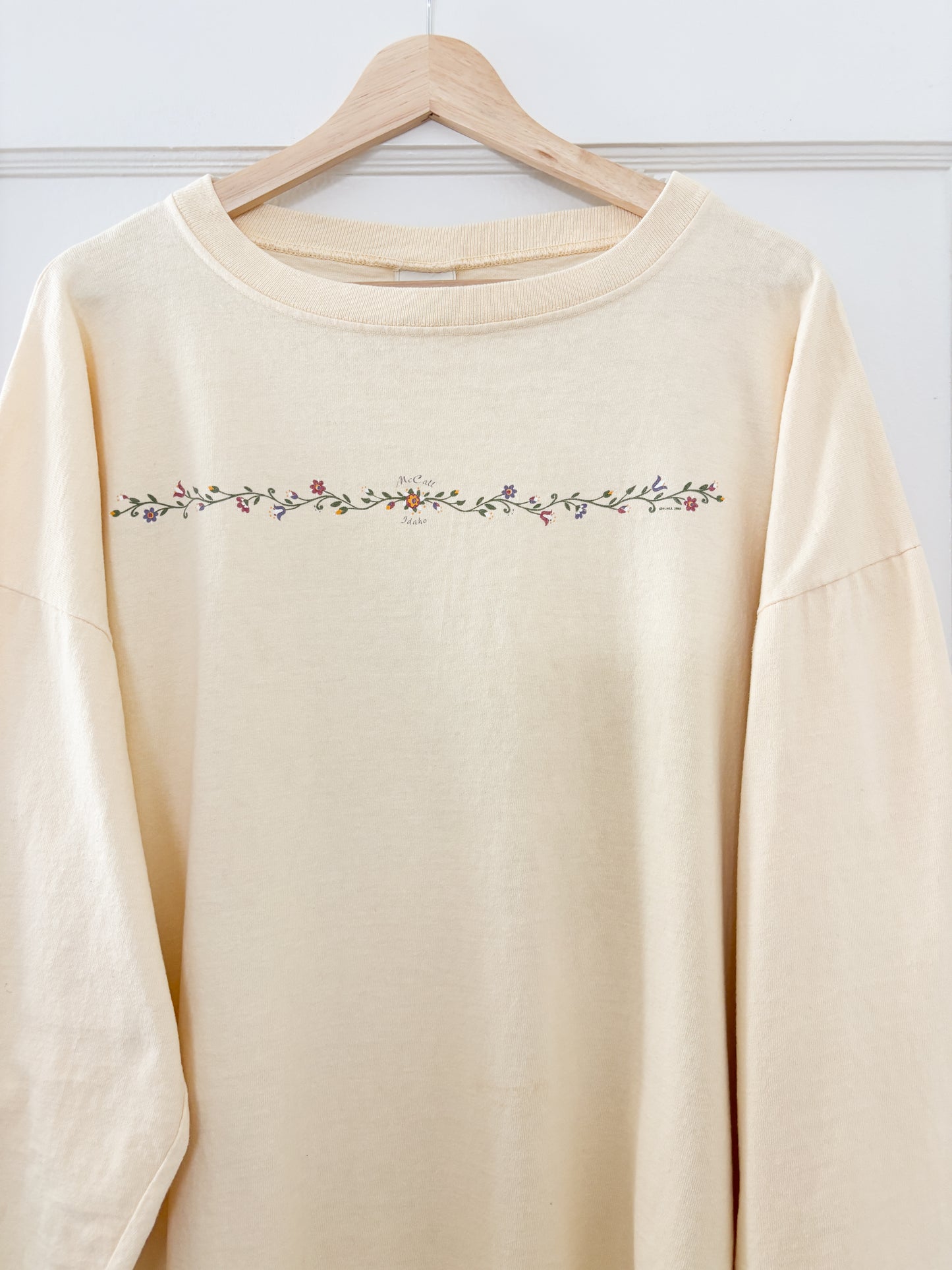 Vintage Floral Pullover (XL)