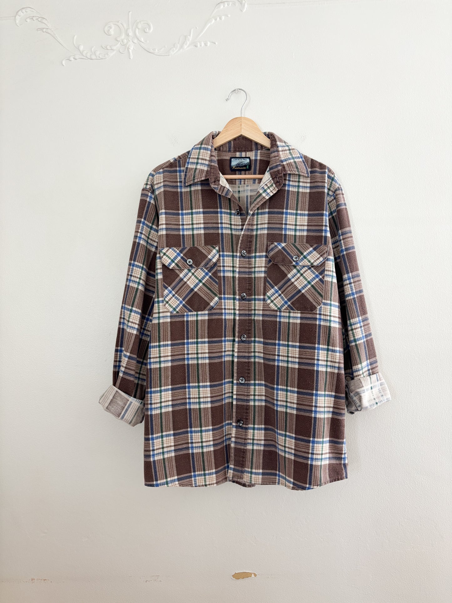 Vintage Fieldmaster Plaid Flannel (L)