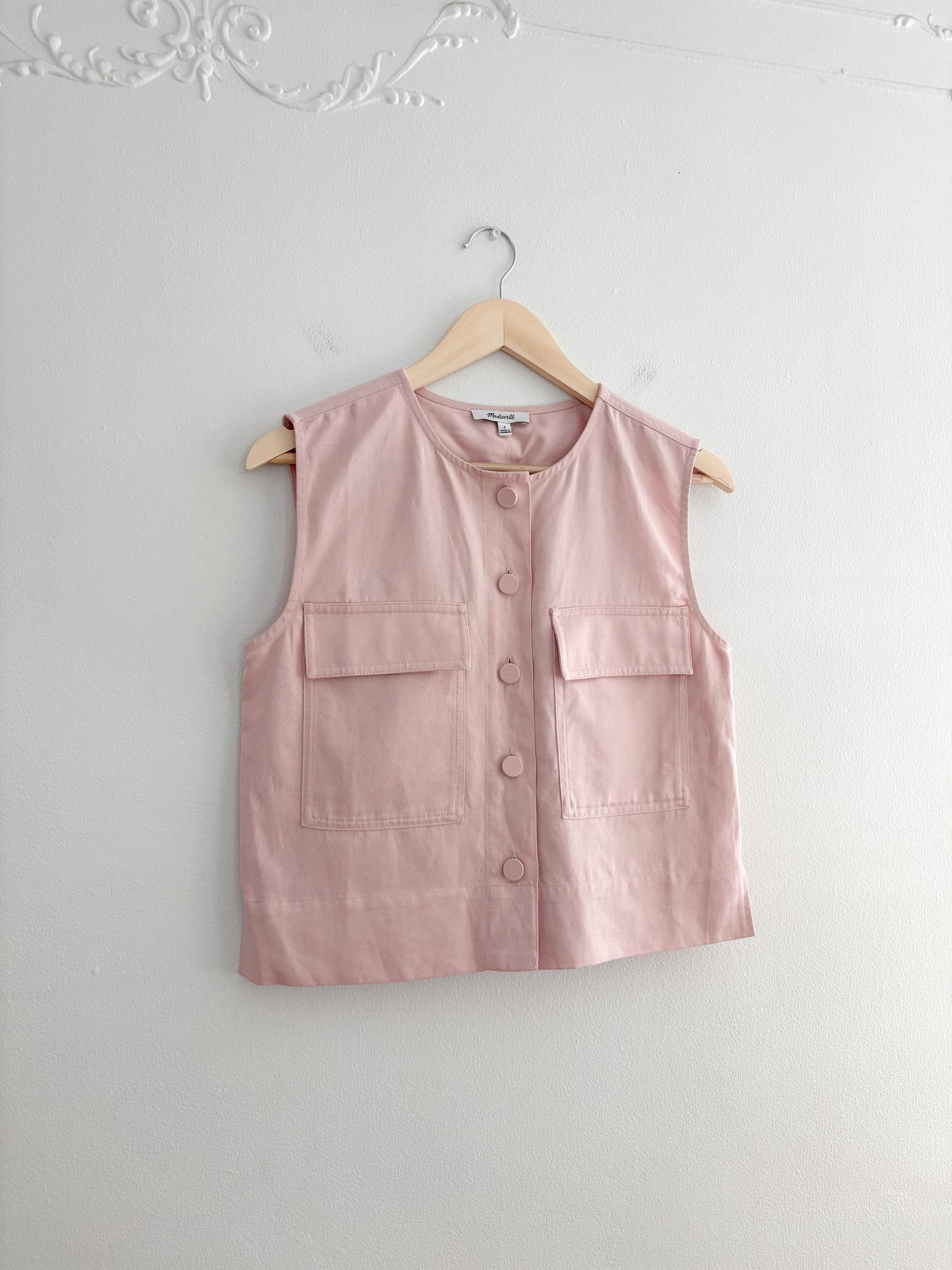 NWT Madewell Crop Cargo Pocket Top (S)