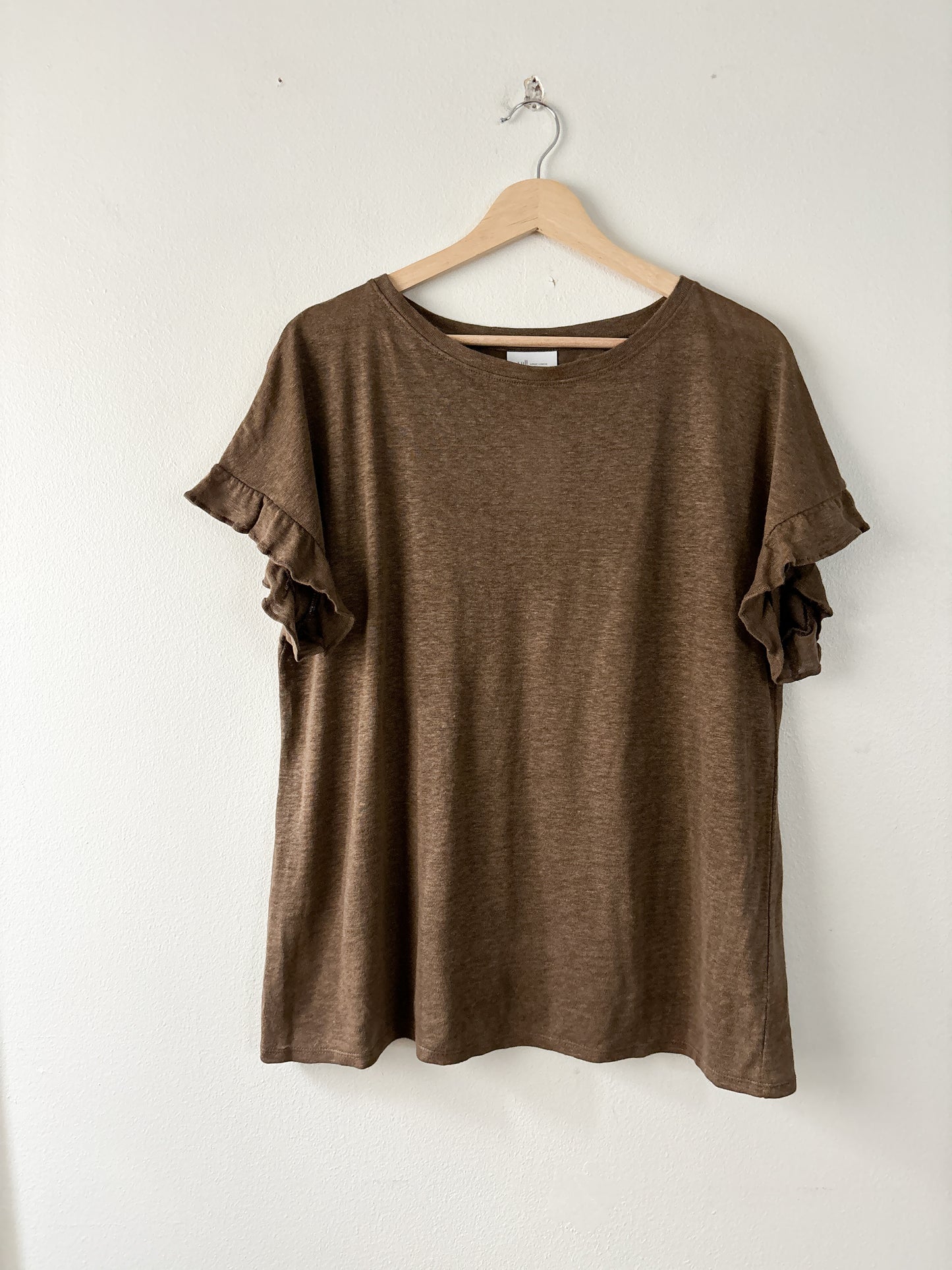 J Jill linen ruffle blouse (M)