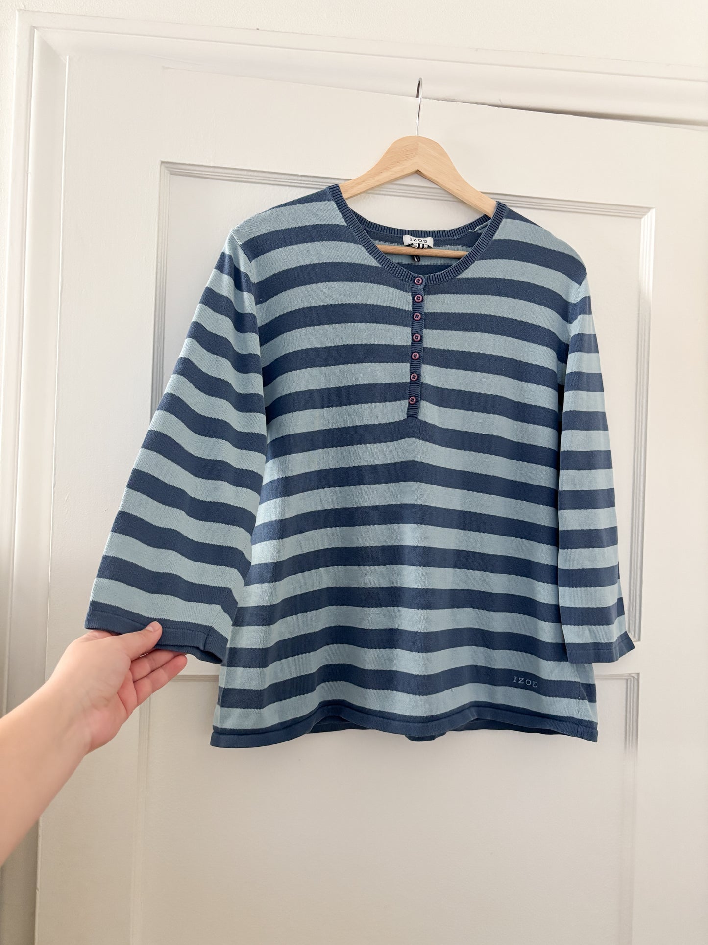 Vintage Izod Striped Top (M/L)