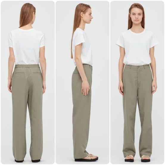 Uniqlo Relaxed Linen Blend Pants (L)