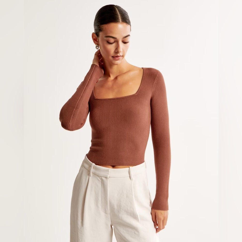 Abercrombie Ribbed Top (L)