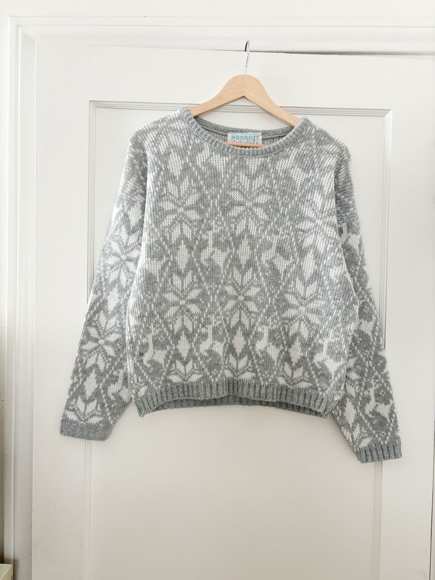 Vintage Snowflake Sweater (L)