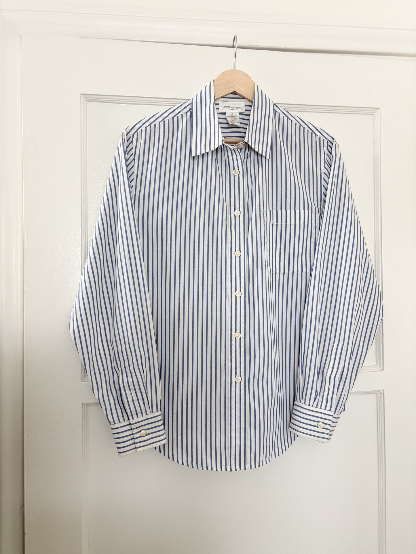 Vintage Jones NY Striped Button Up (M/L)