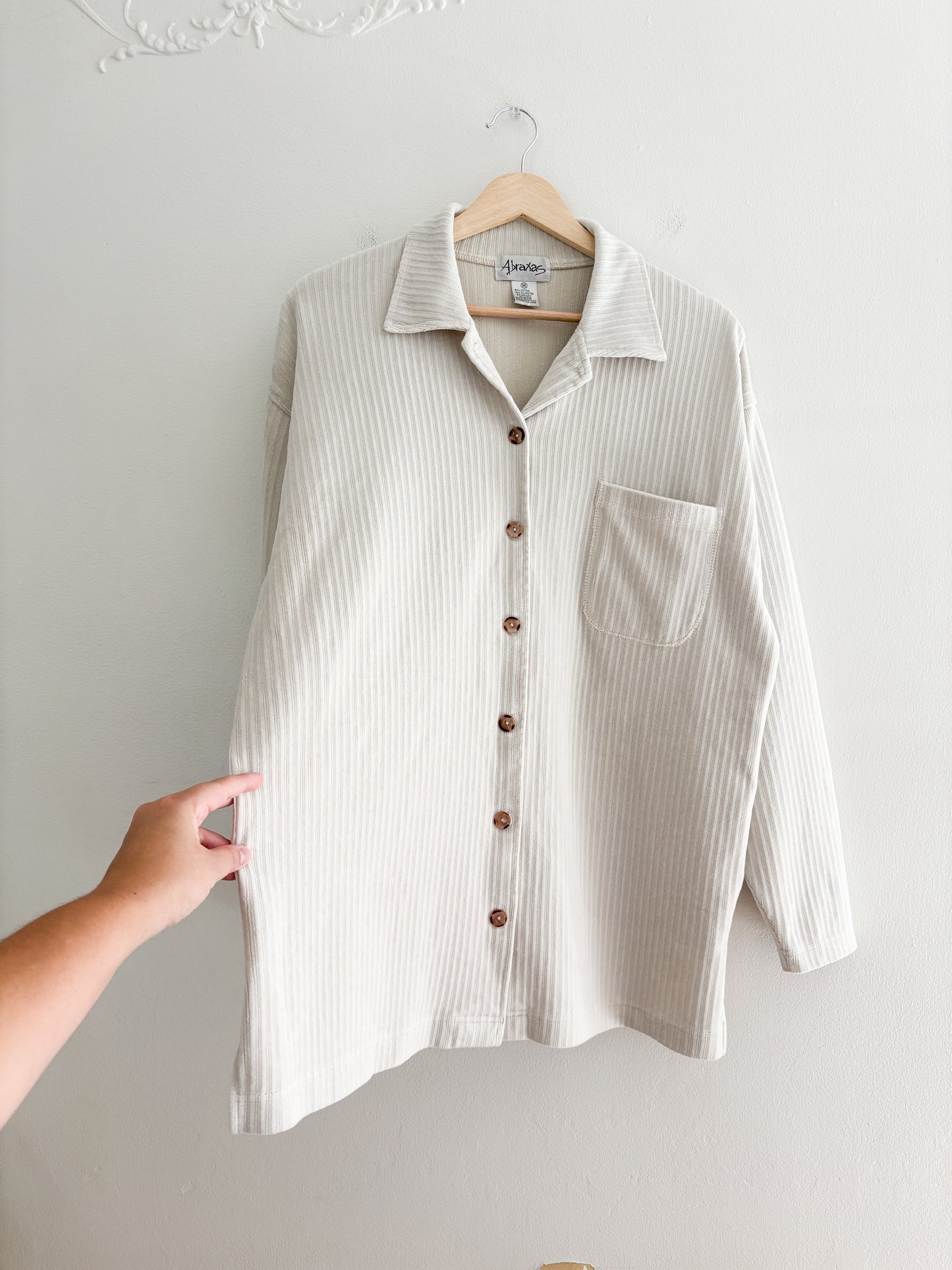 Vintage Chenille Button Up (M)
