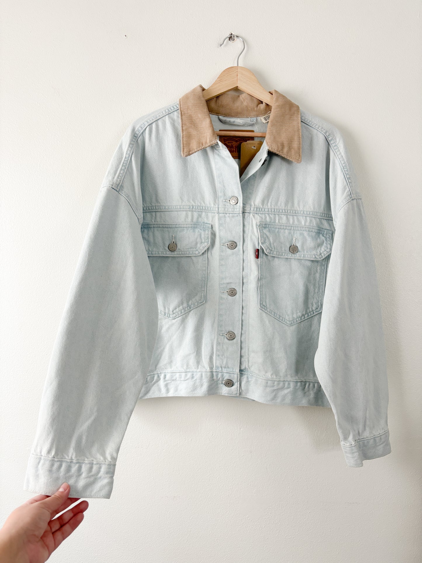 NWT Levis Light Wash Denim Jacket