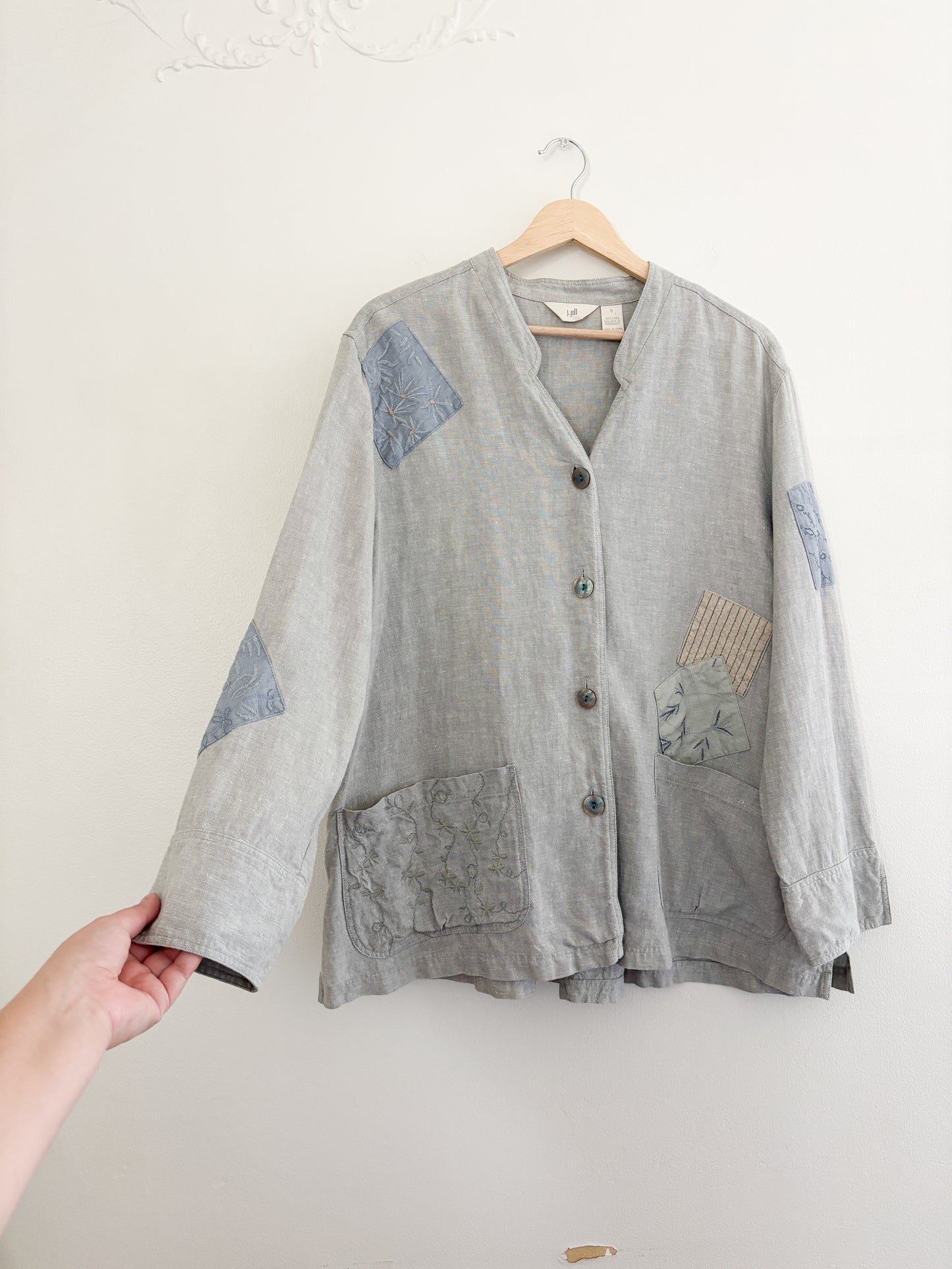 J Jill Linen Button Down (S/M)