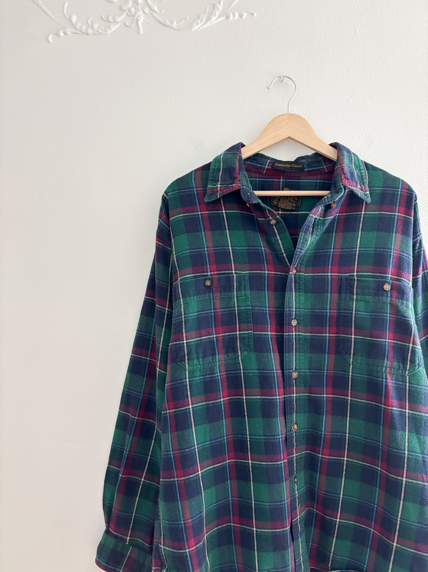 Vintage Eddie Bauer Plaid Flannel (XL)