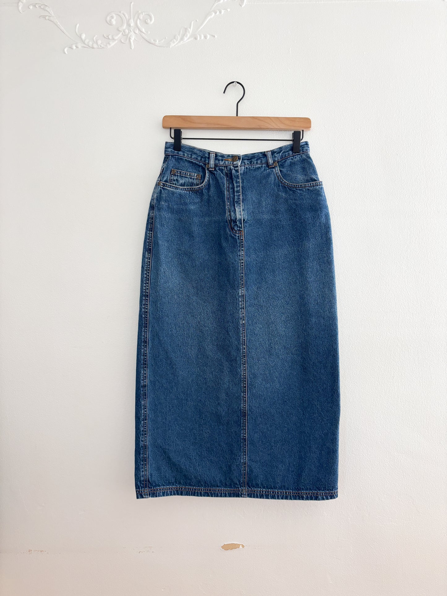 Vintage Denim Skirt (26/27”)