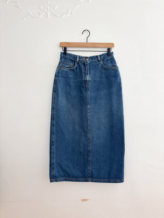 Vintage Denim Skirt (26/27”)