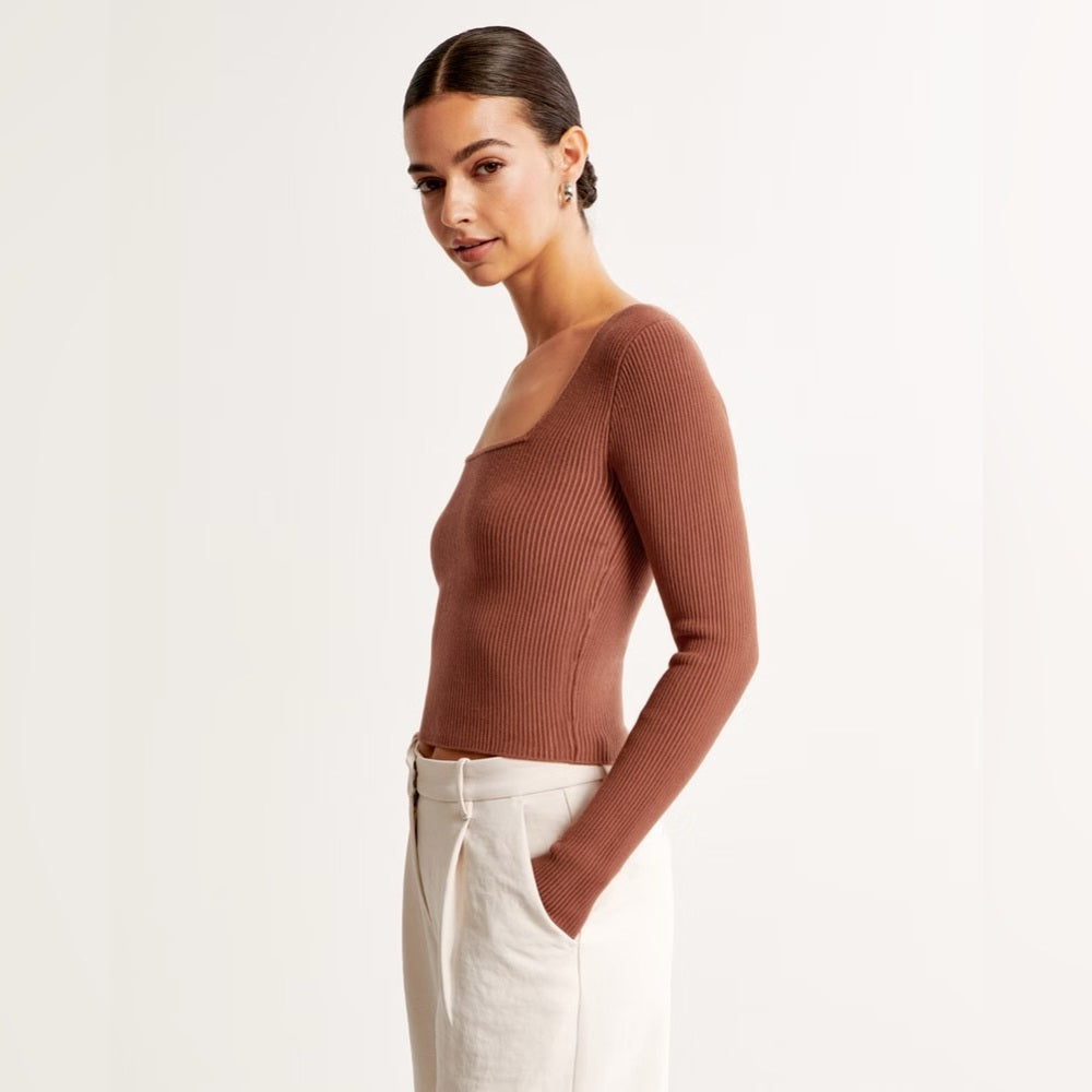 Abercrombie Ribbed Top (L)