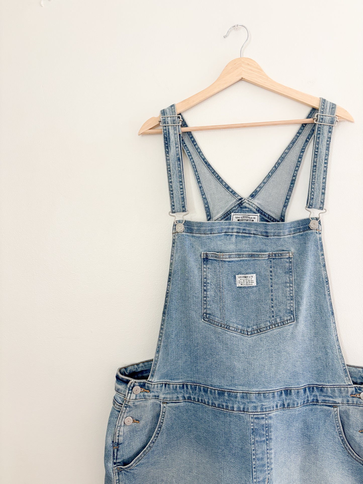 NWT Levis Denim Overalls (24W)