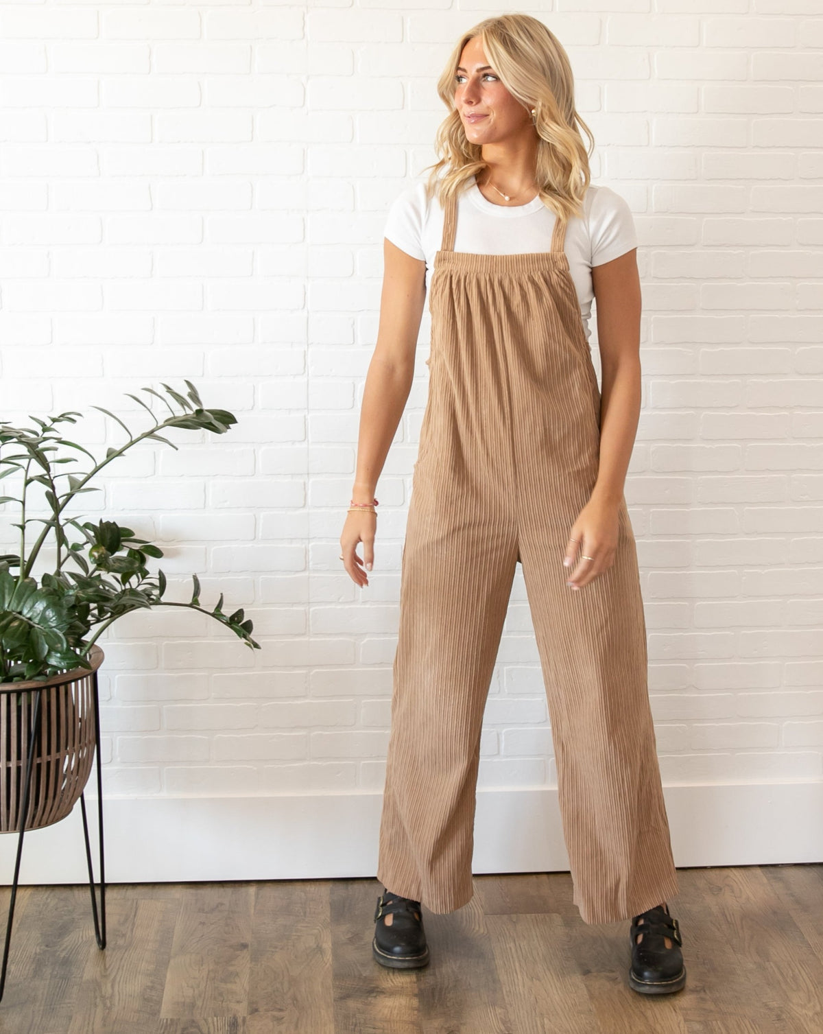 EE:SOME Corduroy Overalls (S)