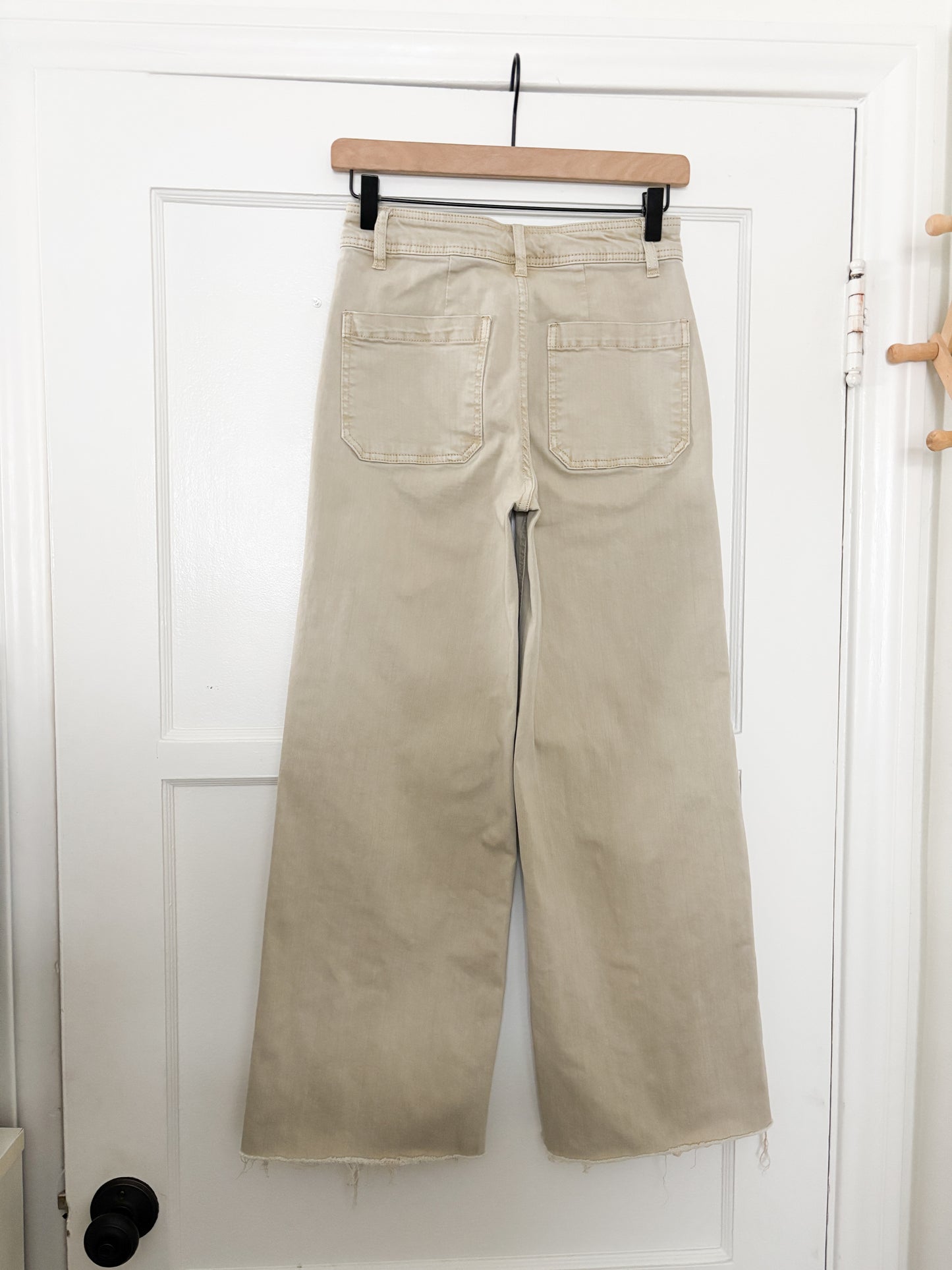 Oat High Rise Wide Leg Pants (26)