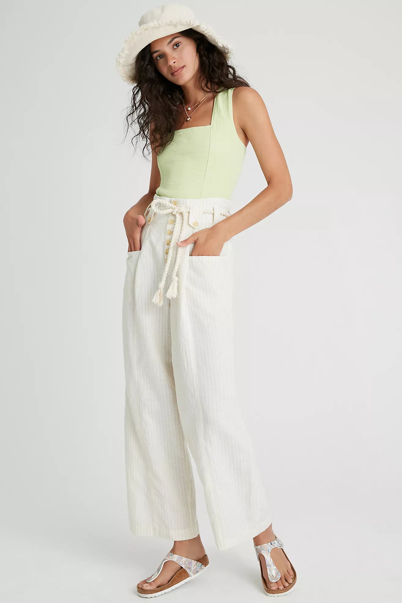 Anthropologie Maeve Sammie Striped Paperbag Pants (2)