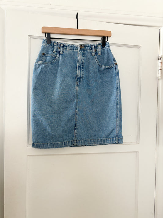 Vintage Liz Claiborne Denim Skirt (26”)