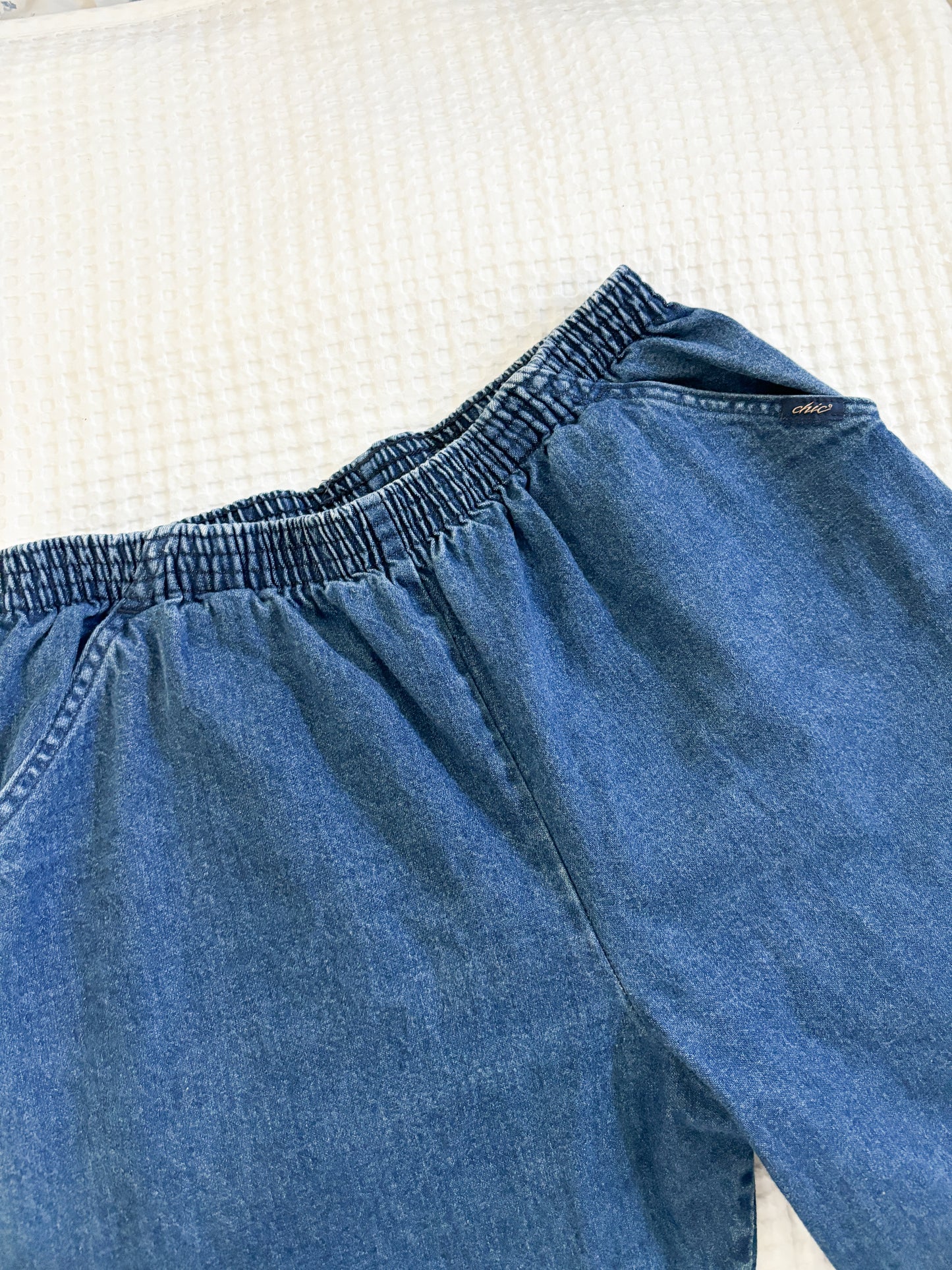 Vintage Chic Denim Easy Jeans