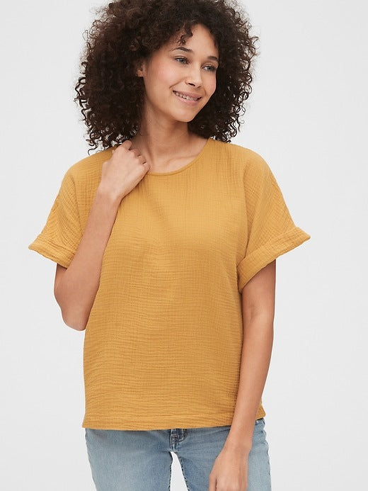 Gap Cotton Gauze Top (L)