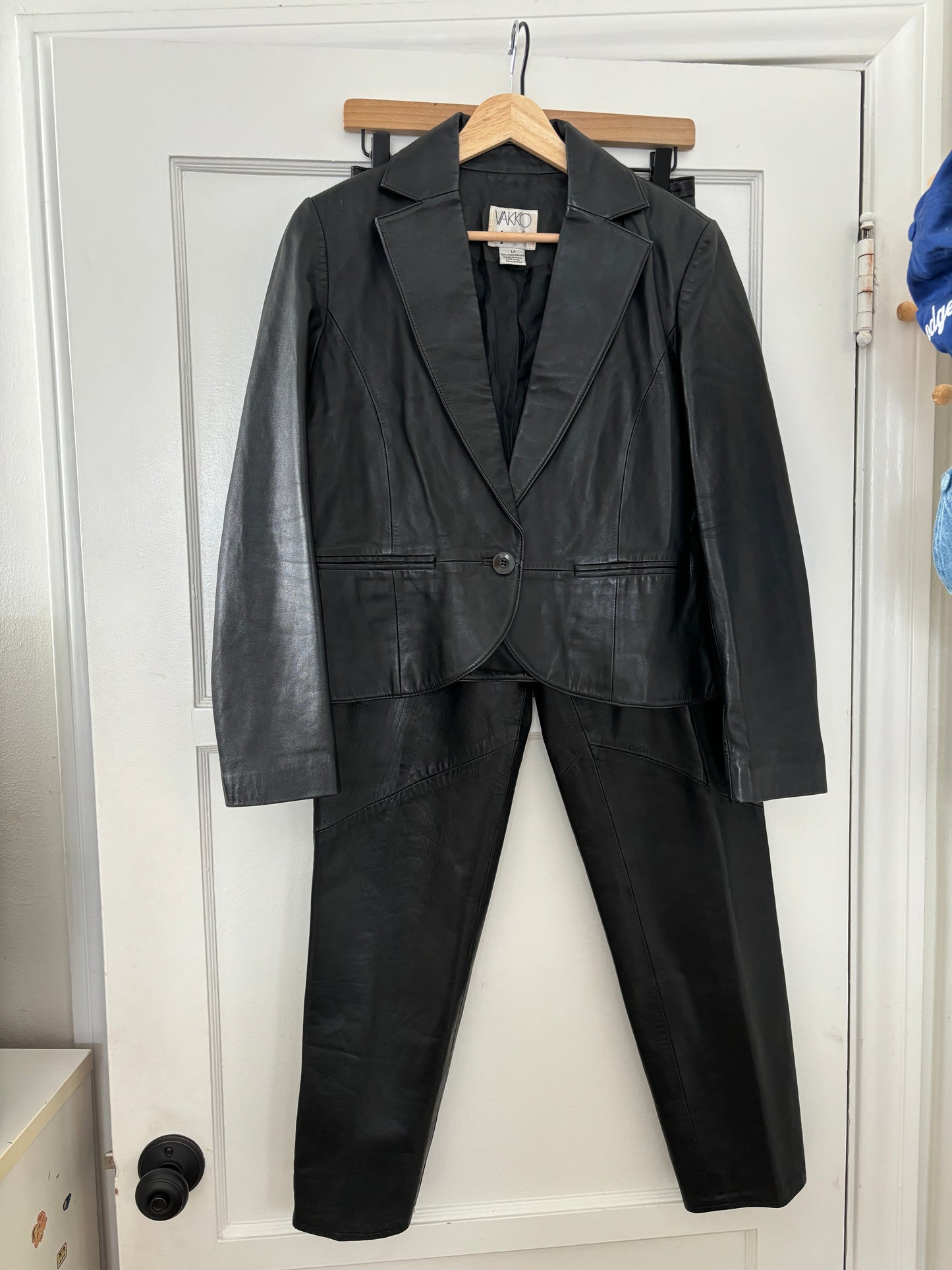 Vintage 100% Lambs Leather Set (M/L)