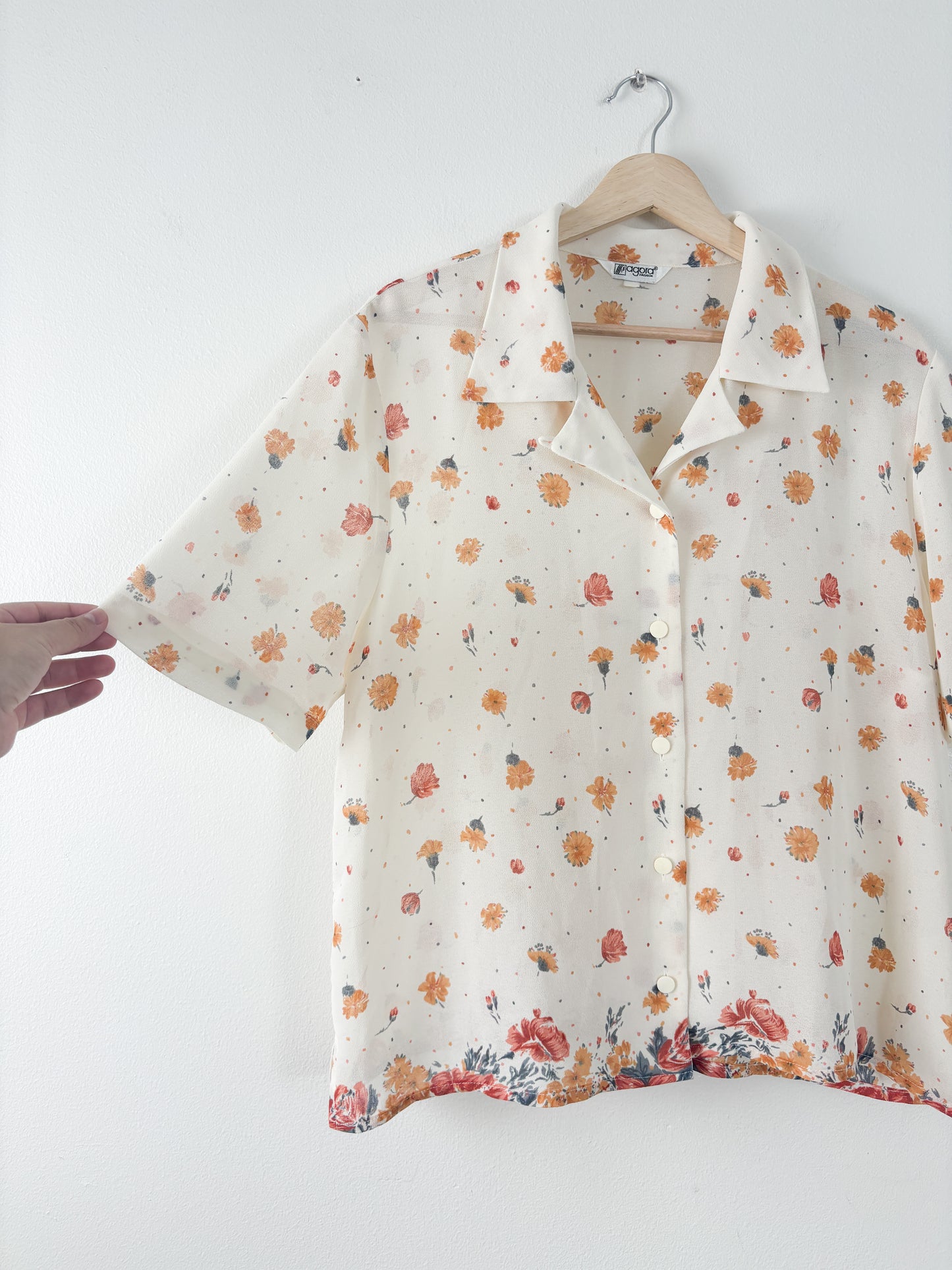 Vintage floral button down