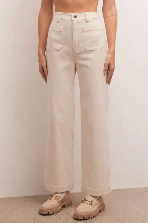 Z Supply Cream Pants (M)