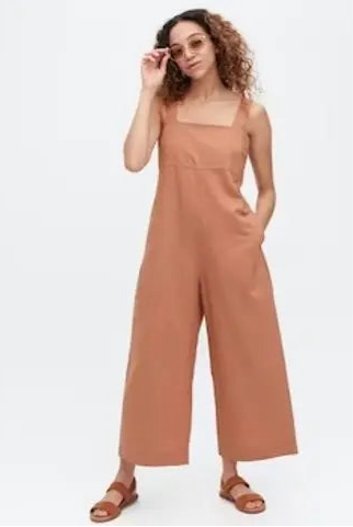 Uniqlo Linen Blend Jumpsuit (M)