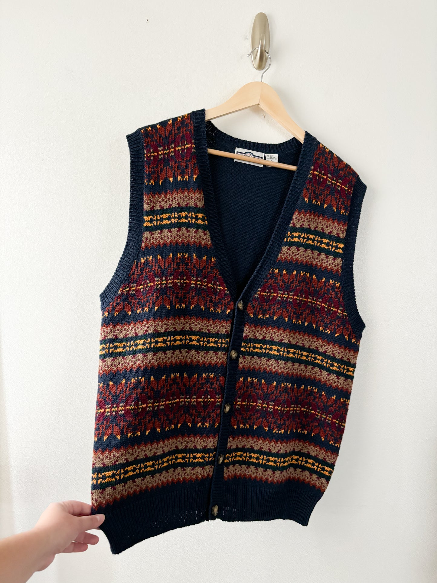 Vintage Patterned Vest