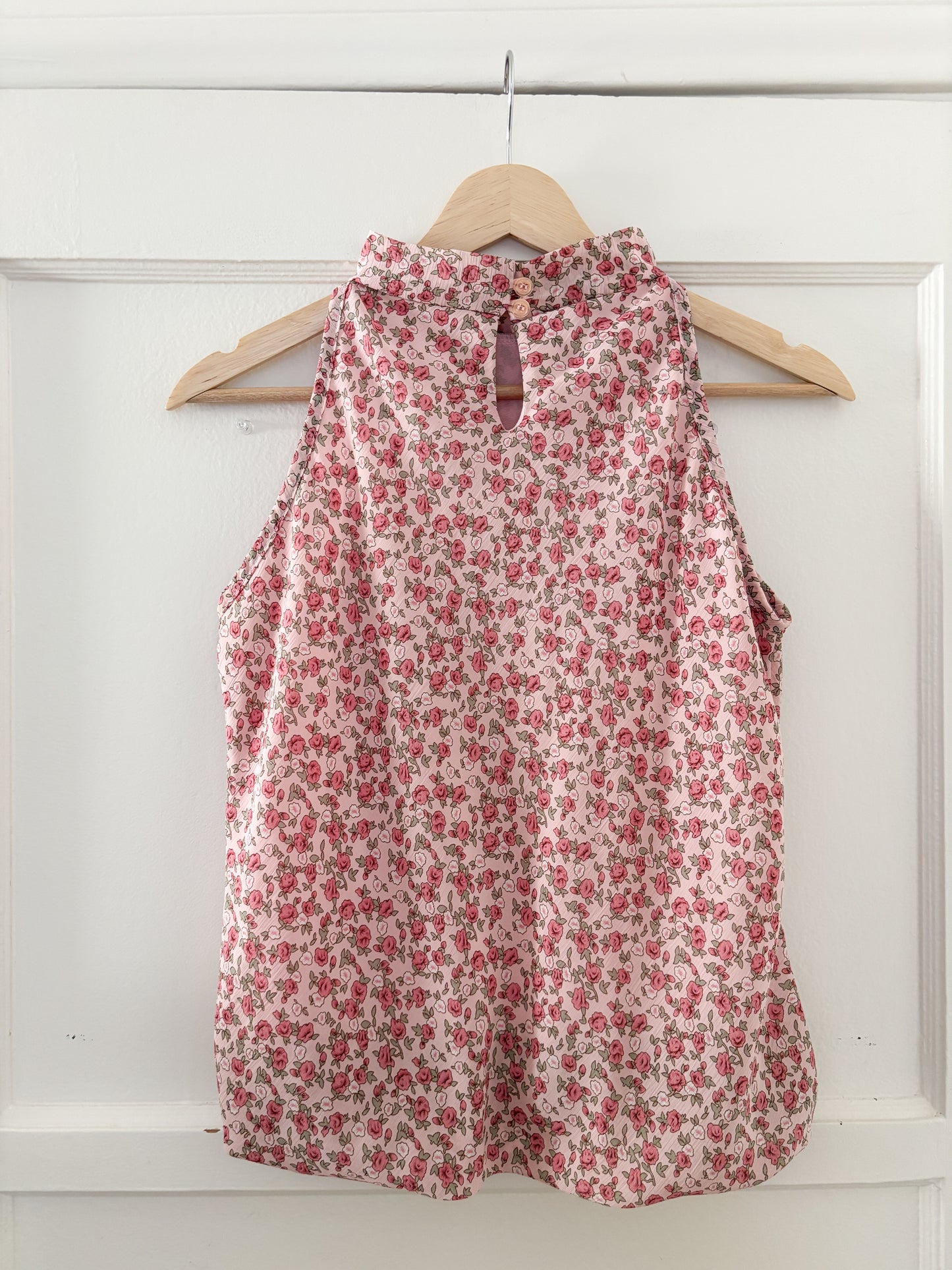 Vintage Floral Blouse (S/M)