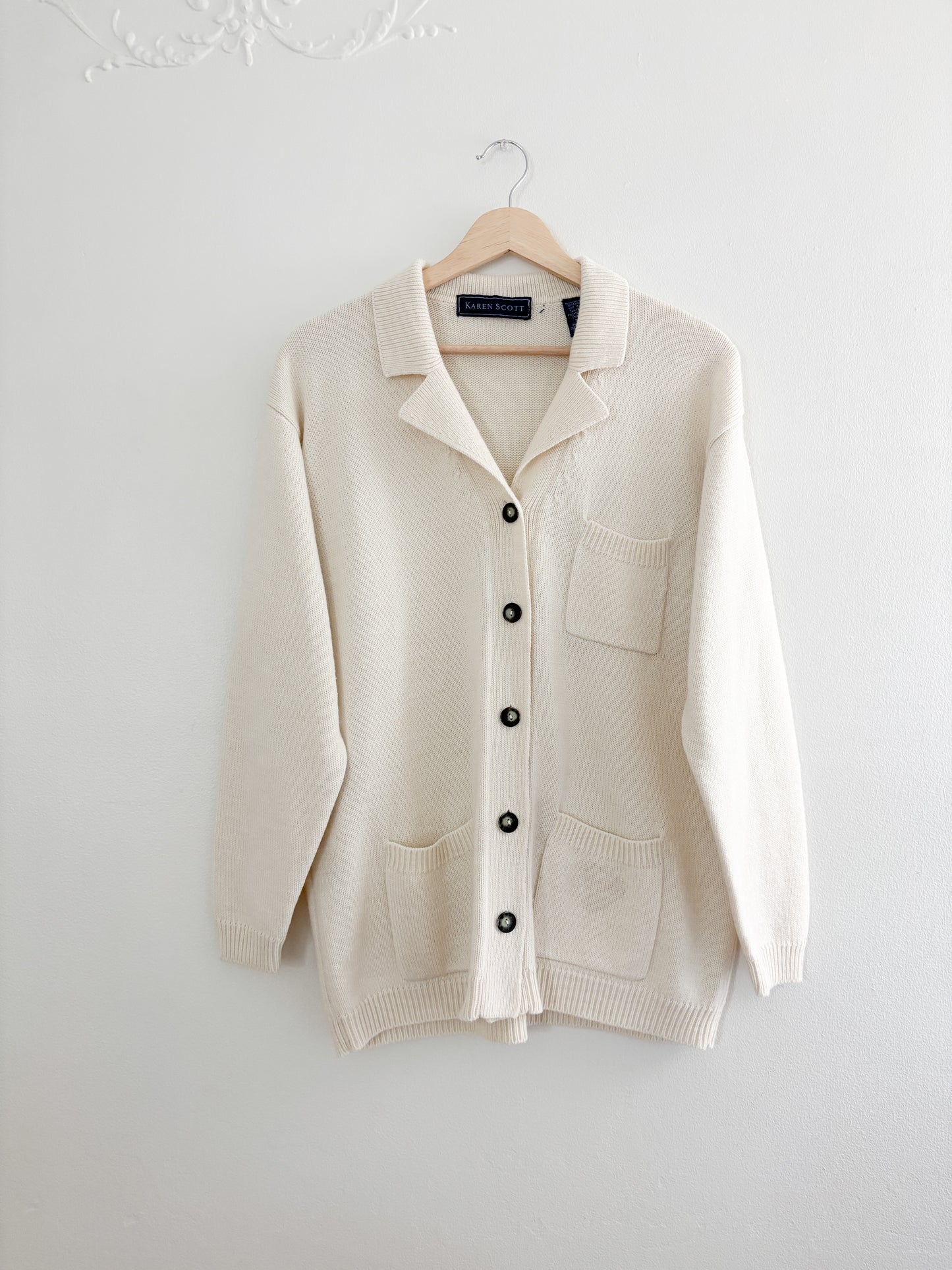 Vintage Karen Scott Cardigan (M)