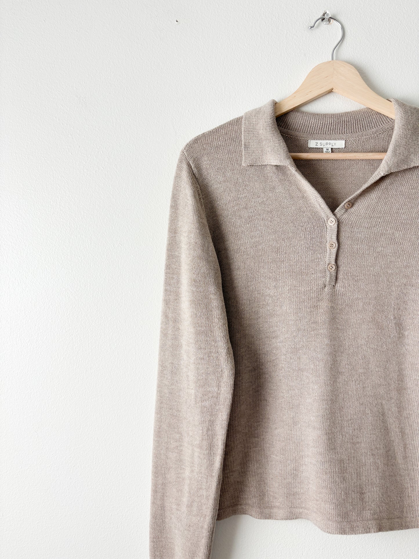 Z Supply knit sweater polo