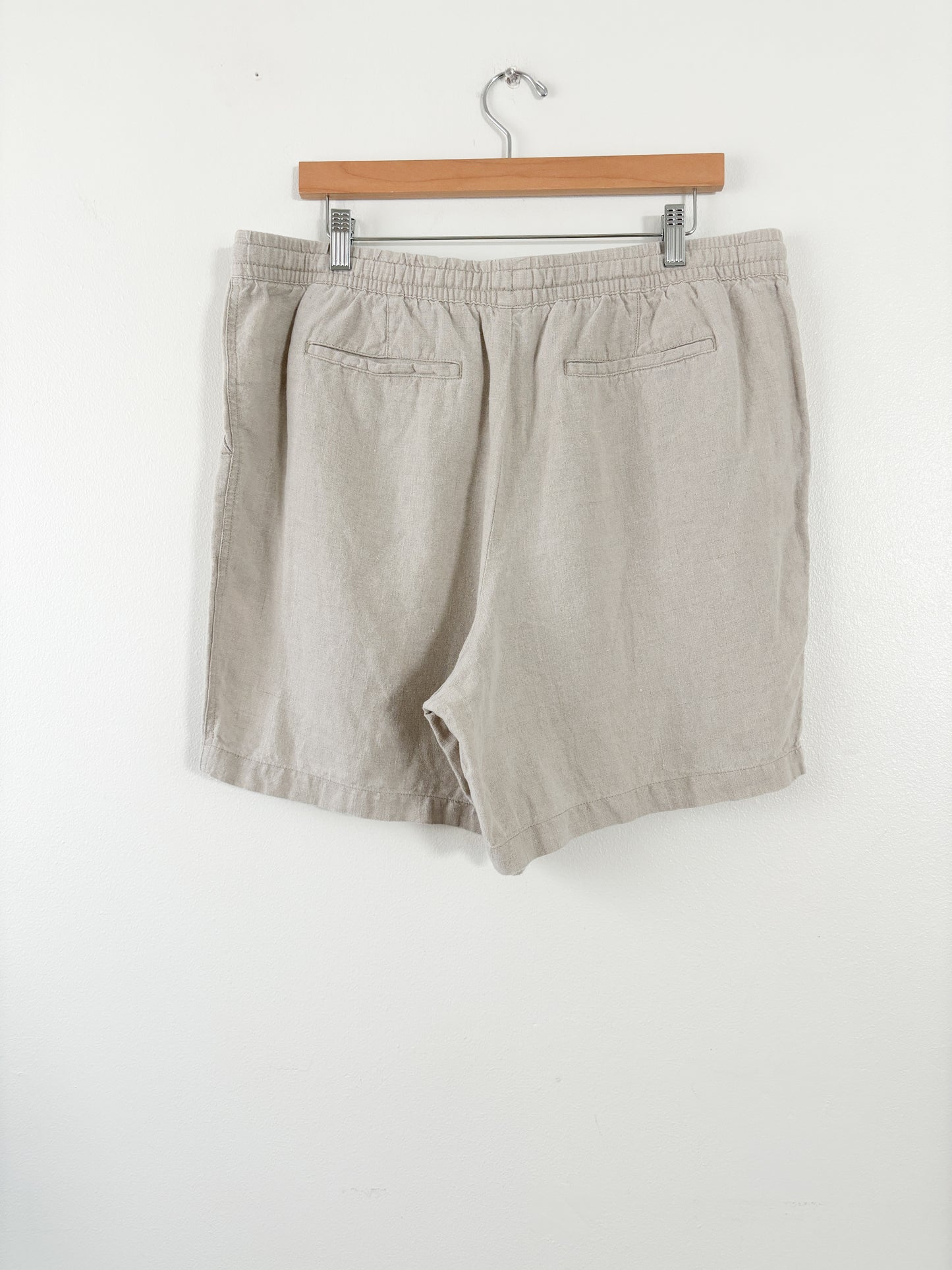 Garnet Hill Linen Easy Shorts