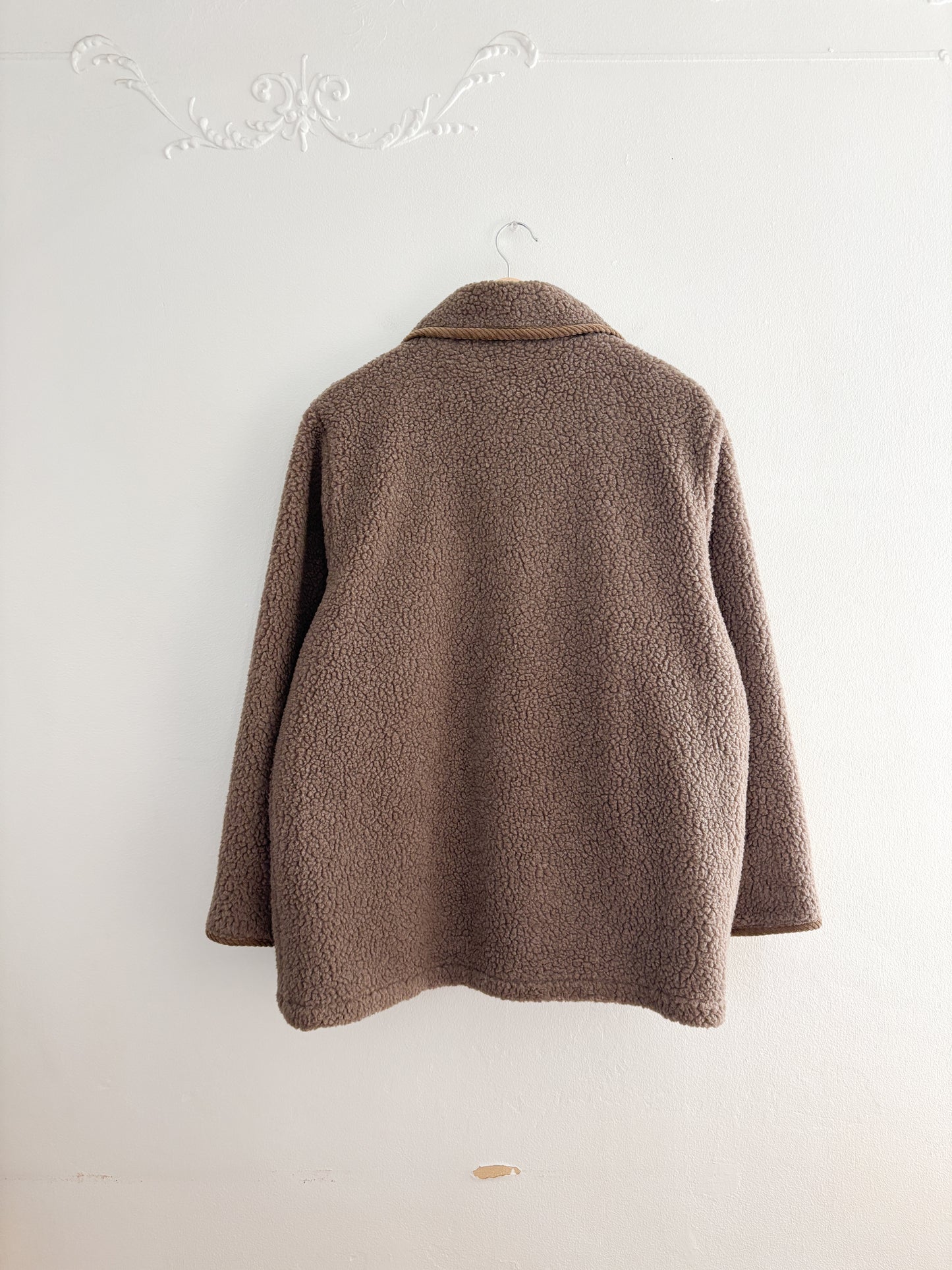 Vintage Sherpa Brown Collared Coat (M)