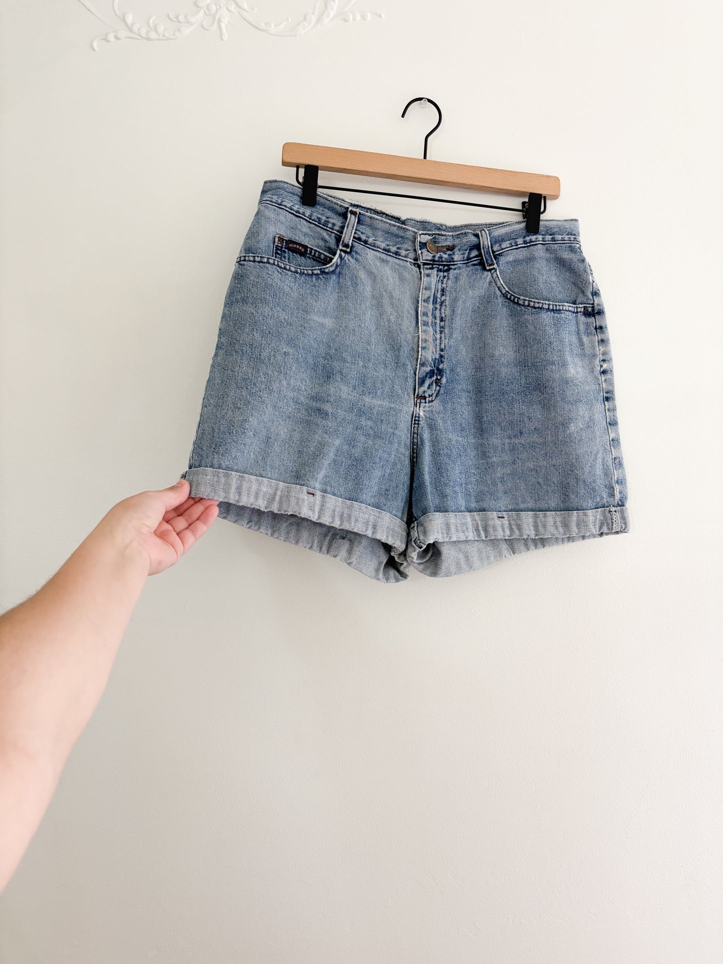 Vintage Rider Denim Shorts (32”)