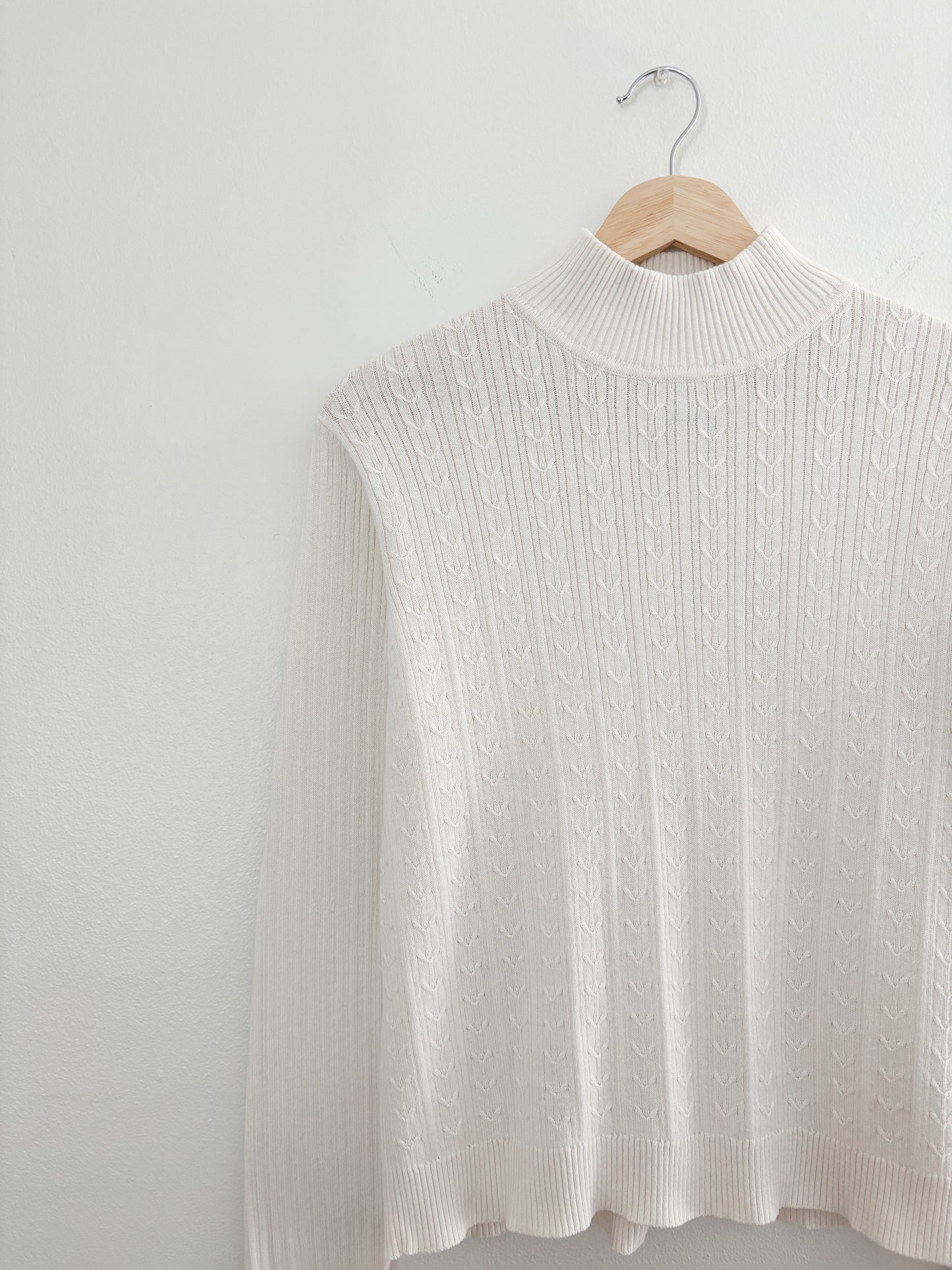 Vintage patterned mockneck (L)