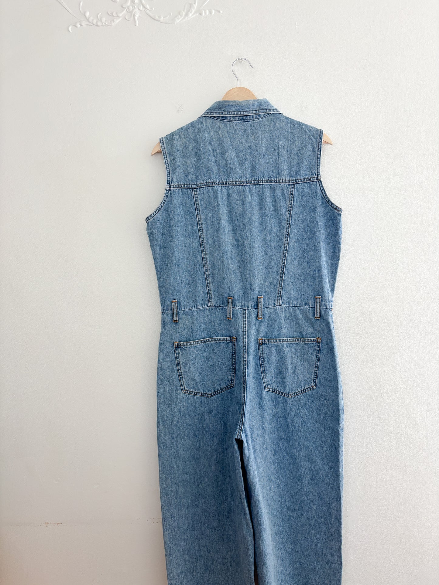 Vintage Denim Jumpsuit (M)