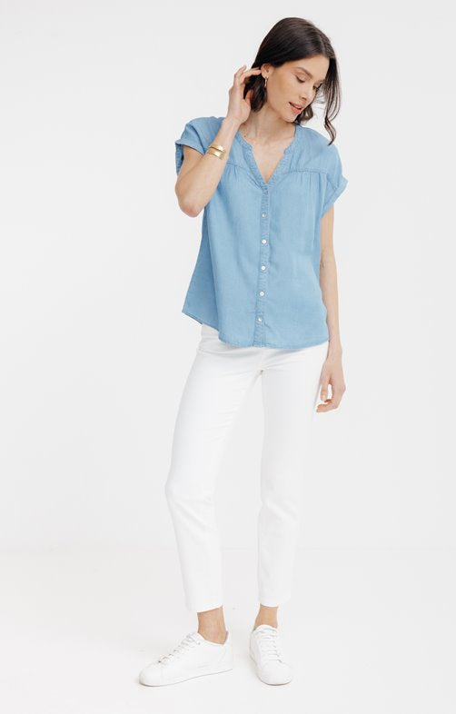 Armand Thiery Chambray Blouse