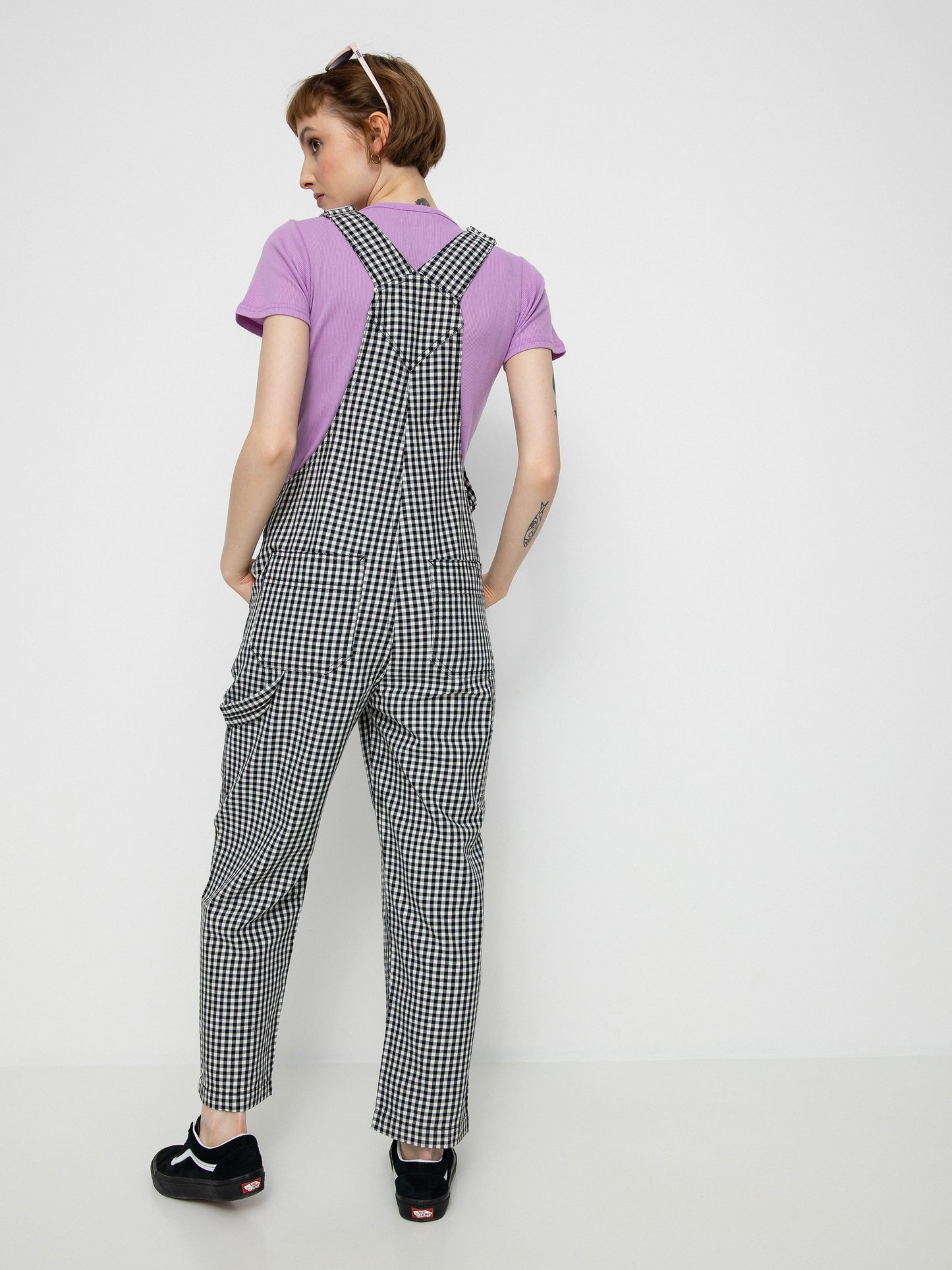 Brixton Gingham Overalls (XS)