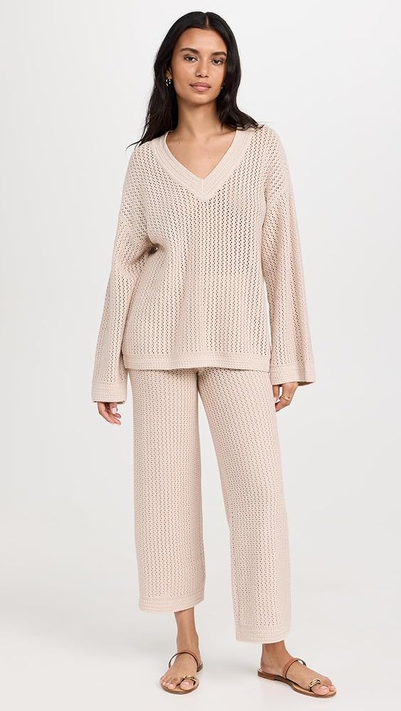 Z Supply Costa Crochet Pants (M)