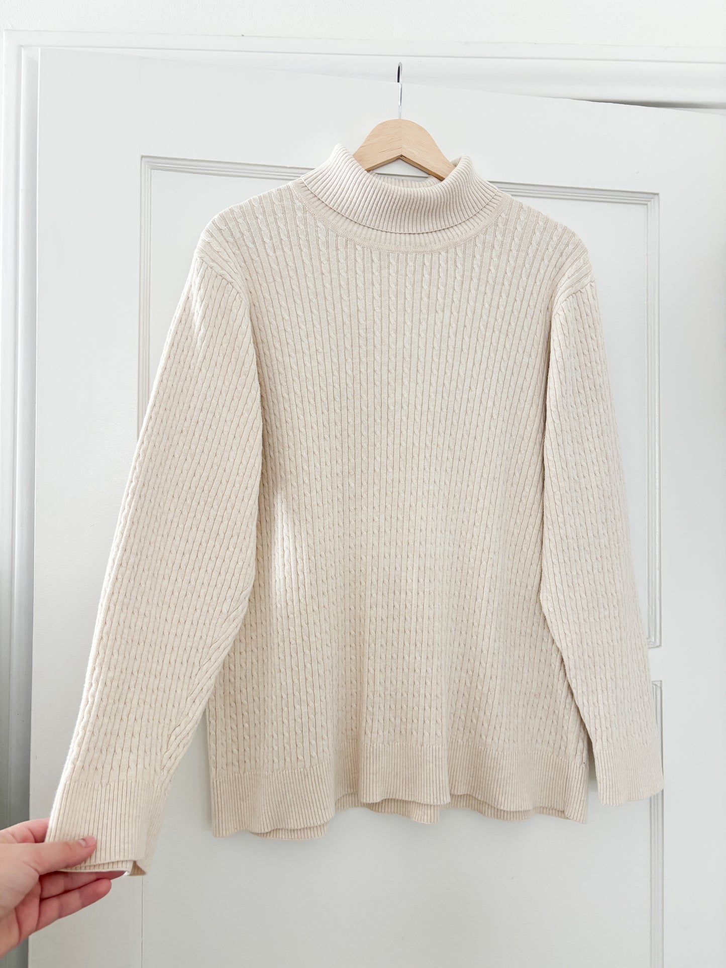Jeanne Pierre Cable Knit Sweater (XL/XXL)