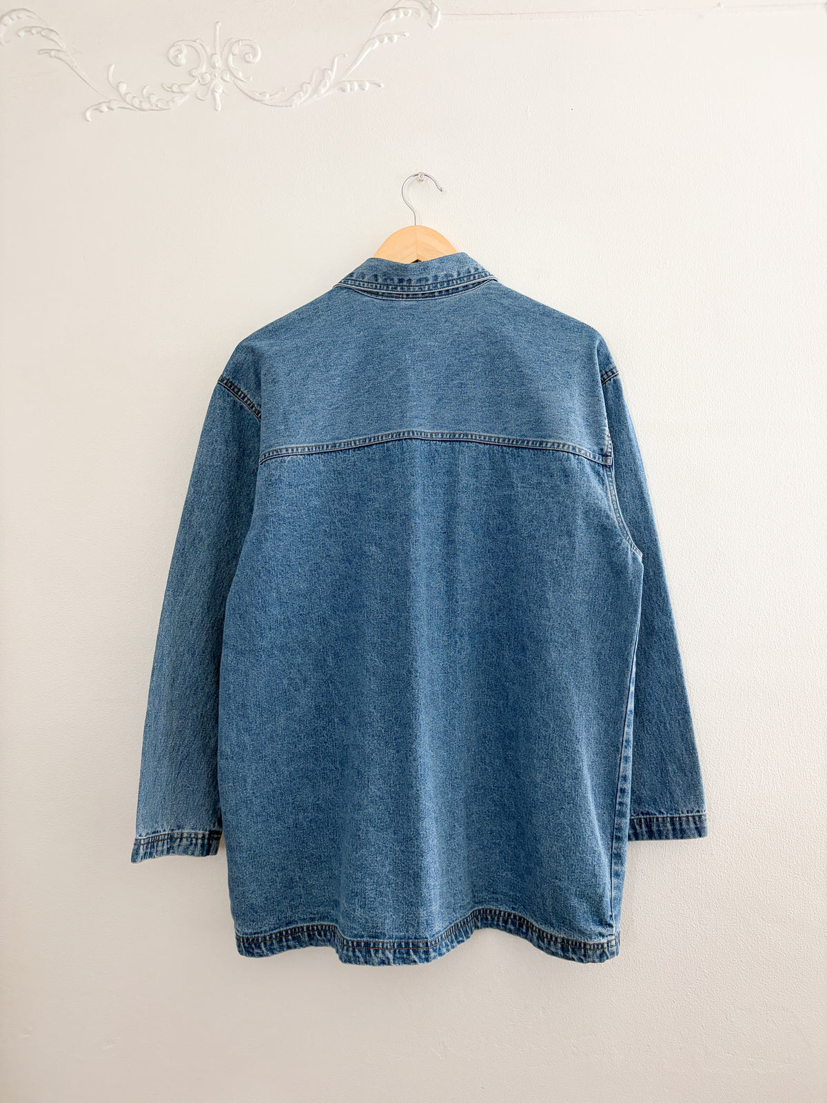 Vintage Denim Chore Jacket (M)