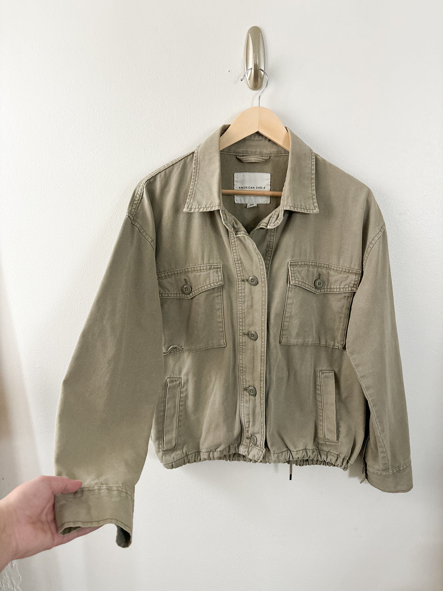 American Eagle Cropped Military Jacket (S)