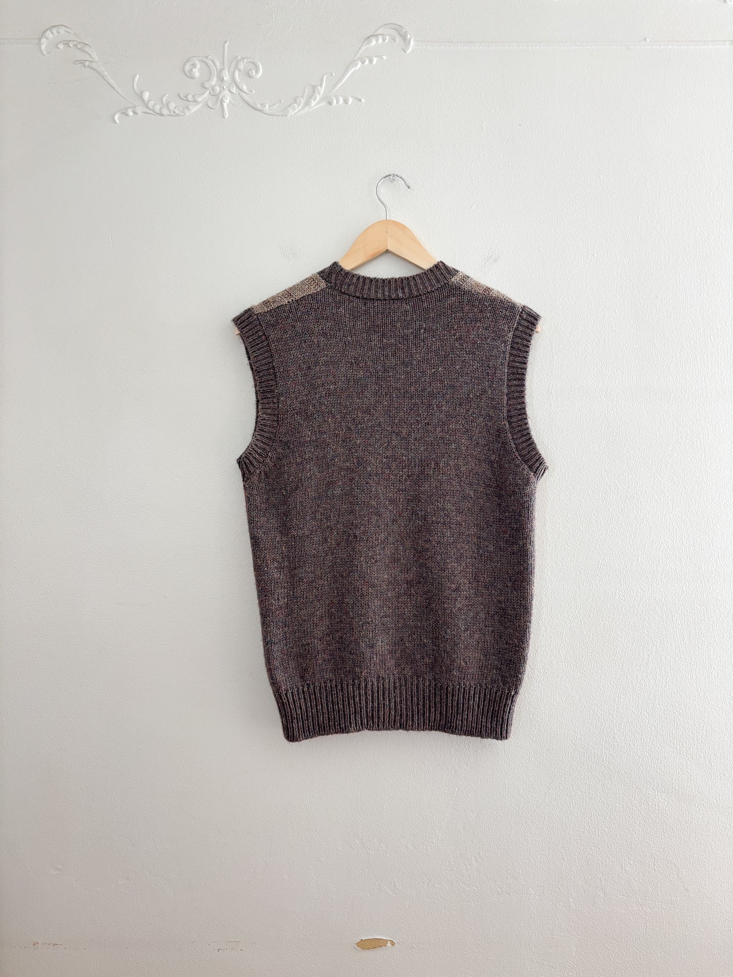 Vintage Striped Sweater Vest (M)