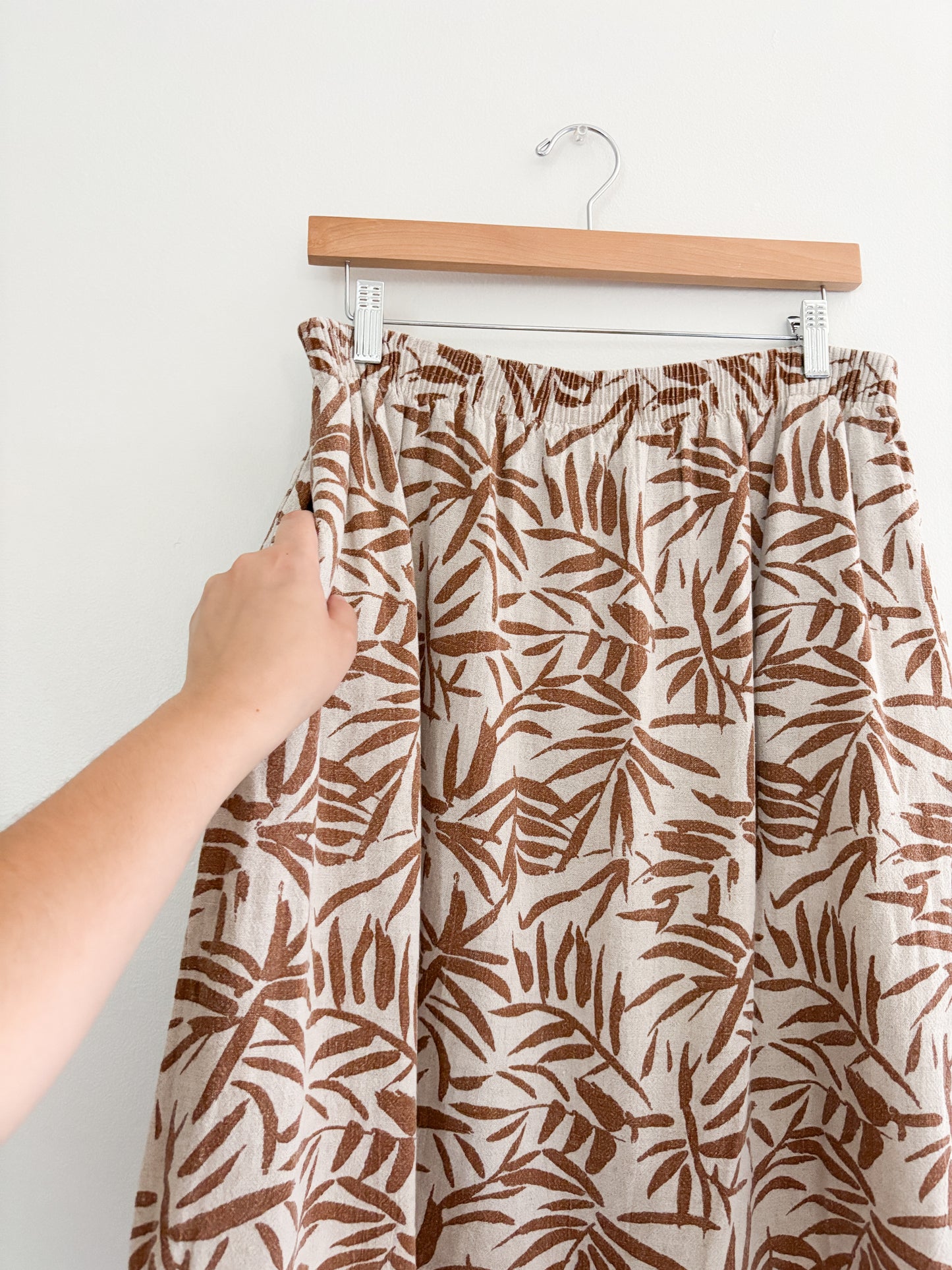 Vintage Linen Easy Skirt