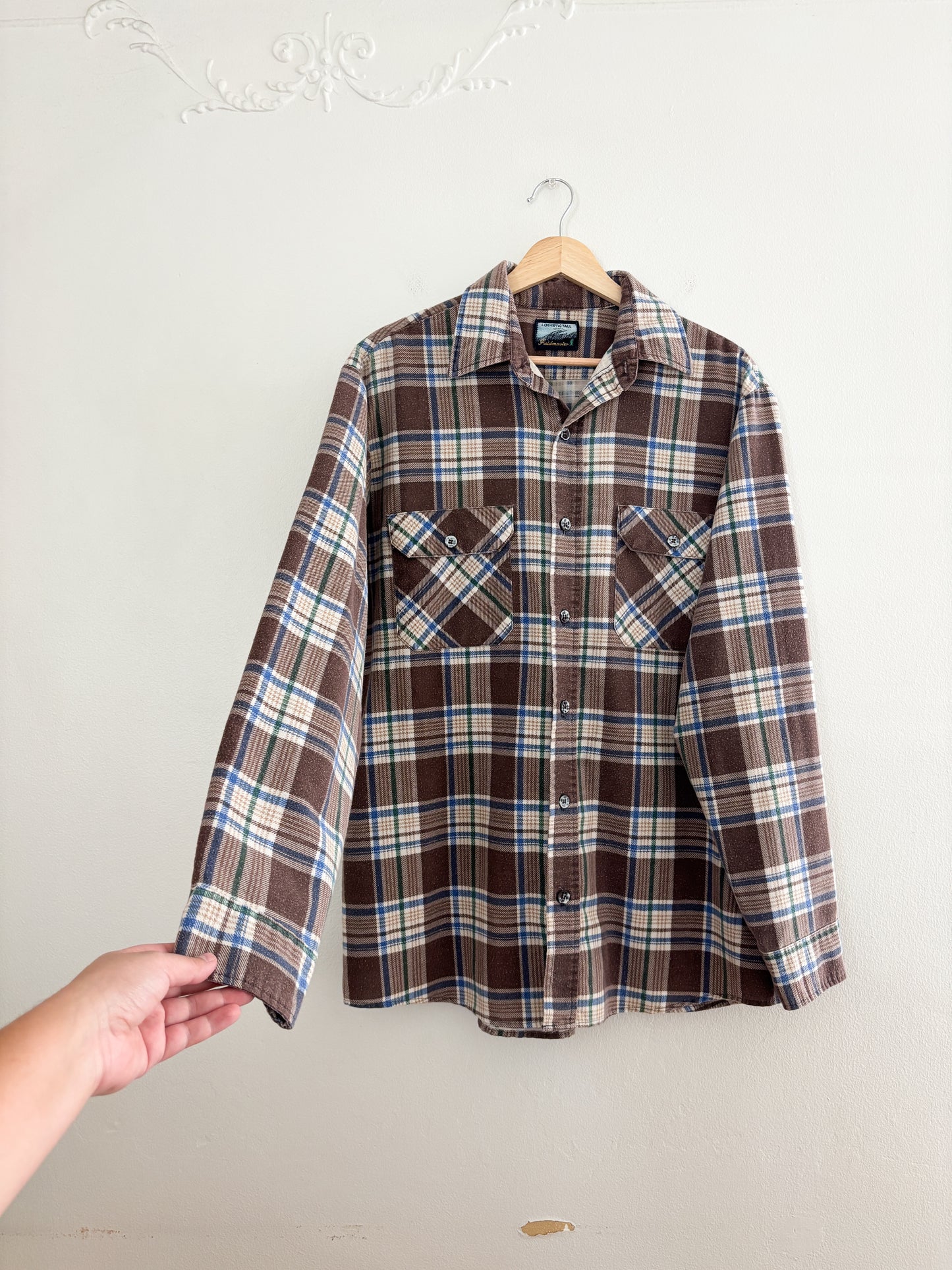 Vintage Fieldmaster Plaid Flannel (L)