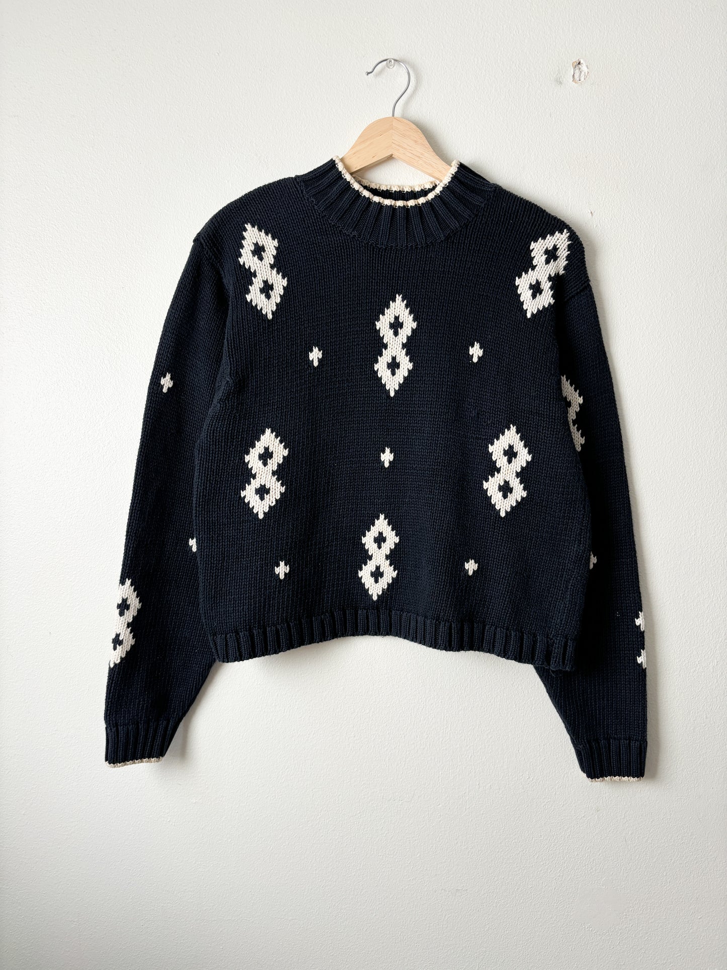 Vintage Liz Claiborne Patterned Sweater