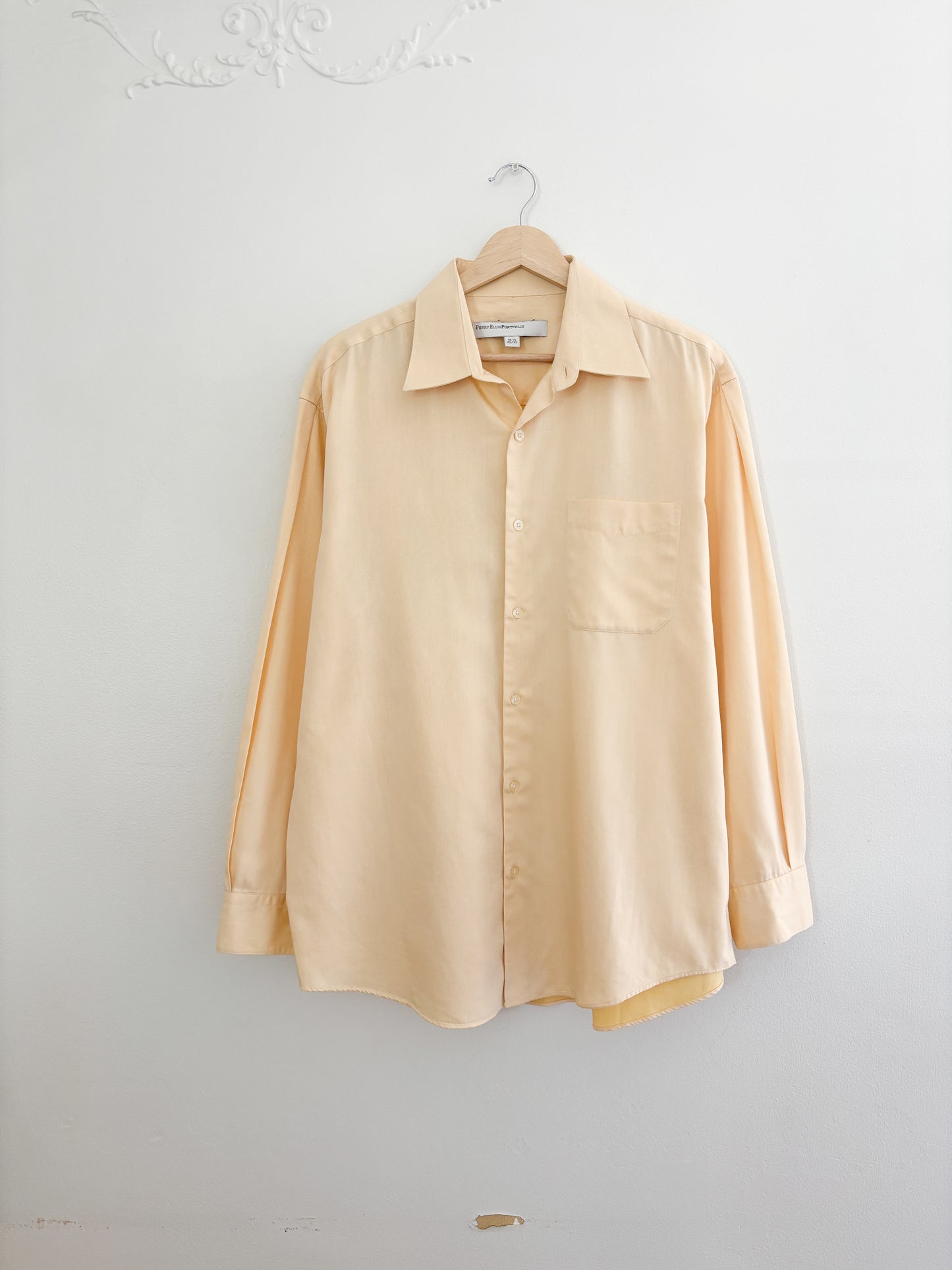 Vintage Yellow Button Down